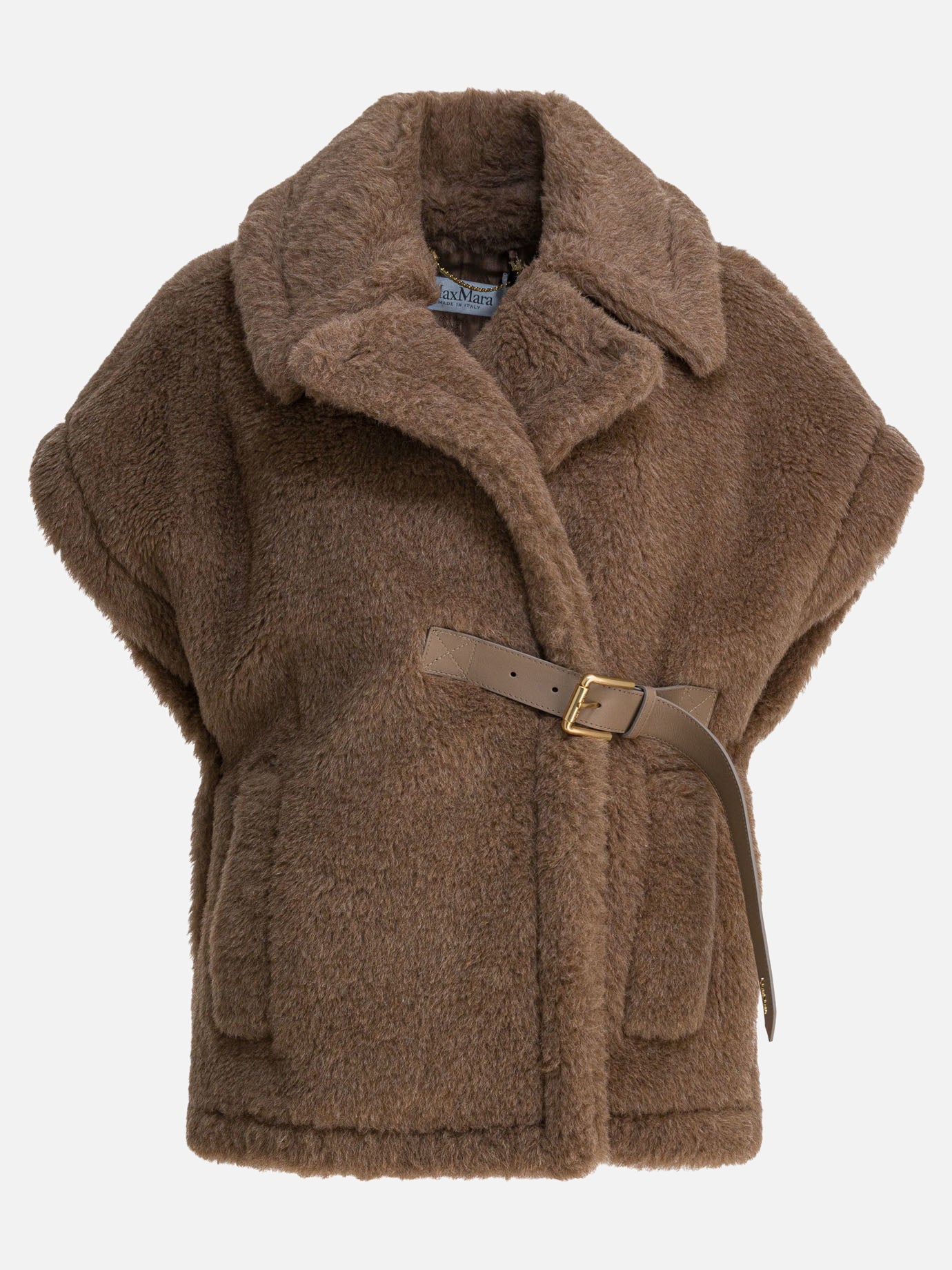 Capes Solid colour  Brown - Max Mara Women | PDP | VIETTI Online Store | Zoom-Modal
