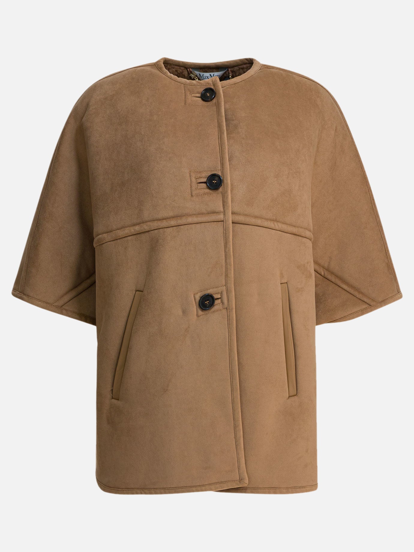 Short coats Solid colour  Brown - Max Mara Women | PDP | VIETTI Online Store | Zoom-Modal
