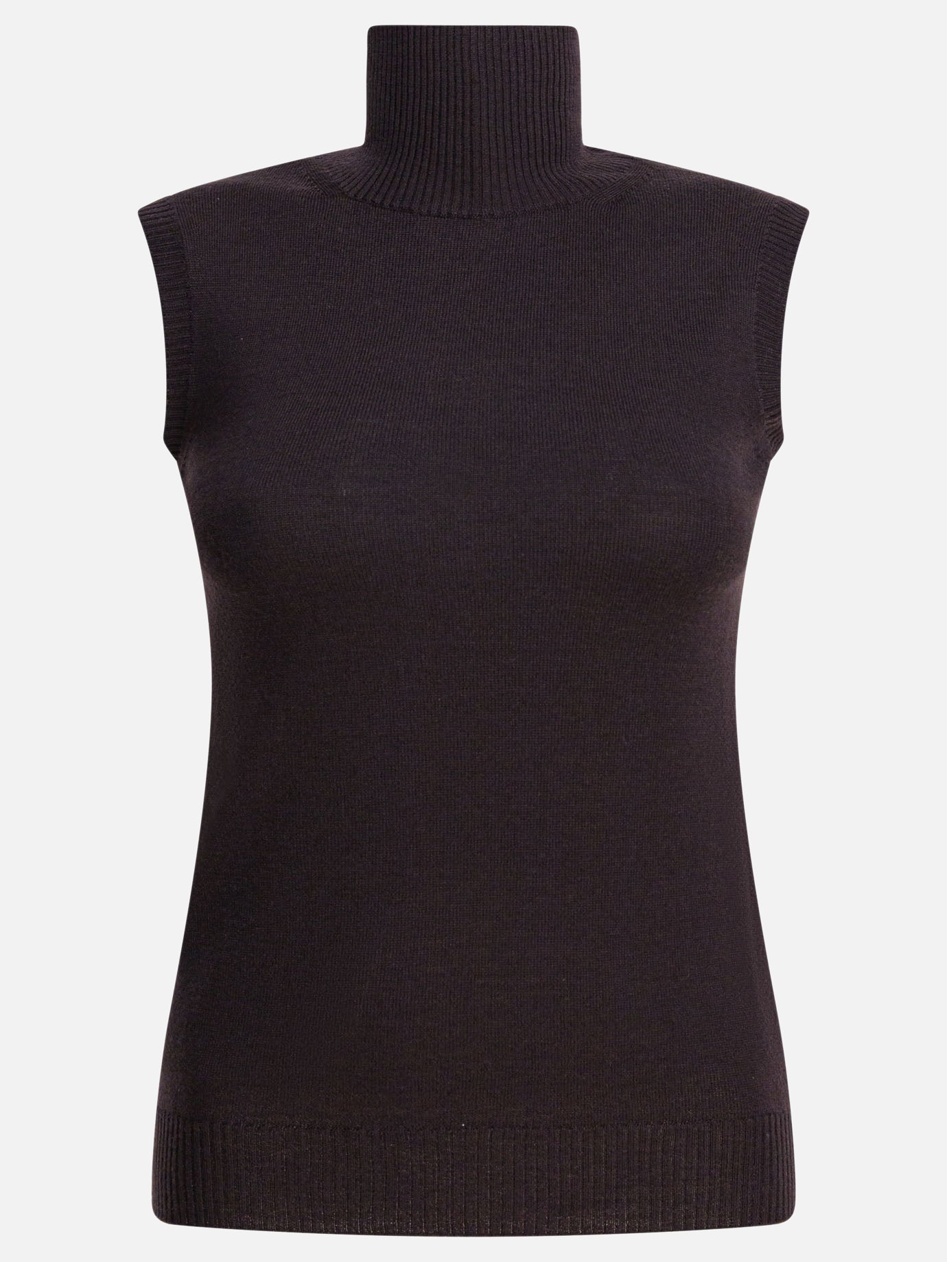 Turtleneck sweaters Solid colour  Brown - Max Mara Sportmax Women | PDP | VIETTI Online Store | thumbnail