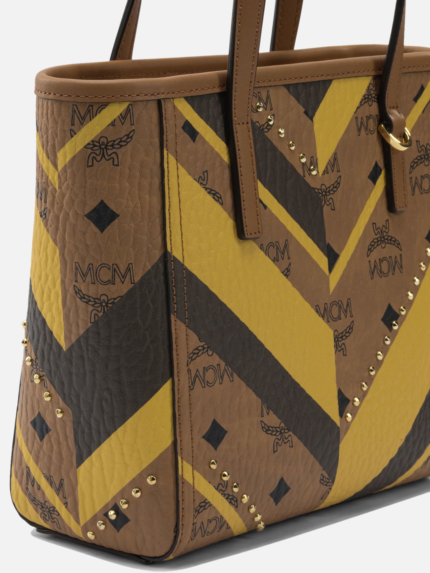 Small bags 60% polyurethane 30% polyester 10% cotton  Brown - Mcm Women | PDP | VIETTI Online Store | thumbnail_4