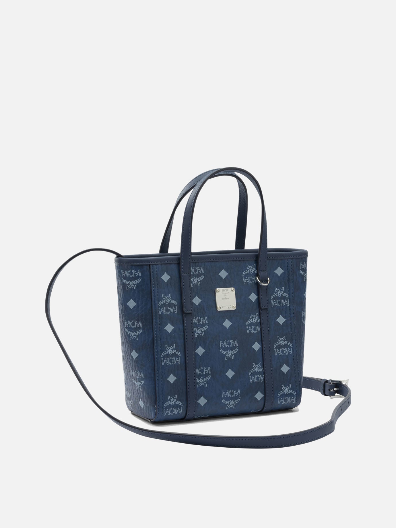 Mini bags 63% polyurethane 20% polyester 17% cotton  Blue - Mcm Women | PDP | VIETTI Online Store | Zoom-Modal_2
