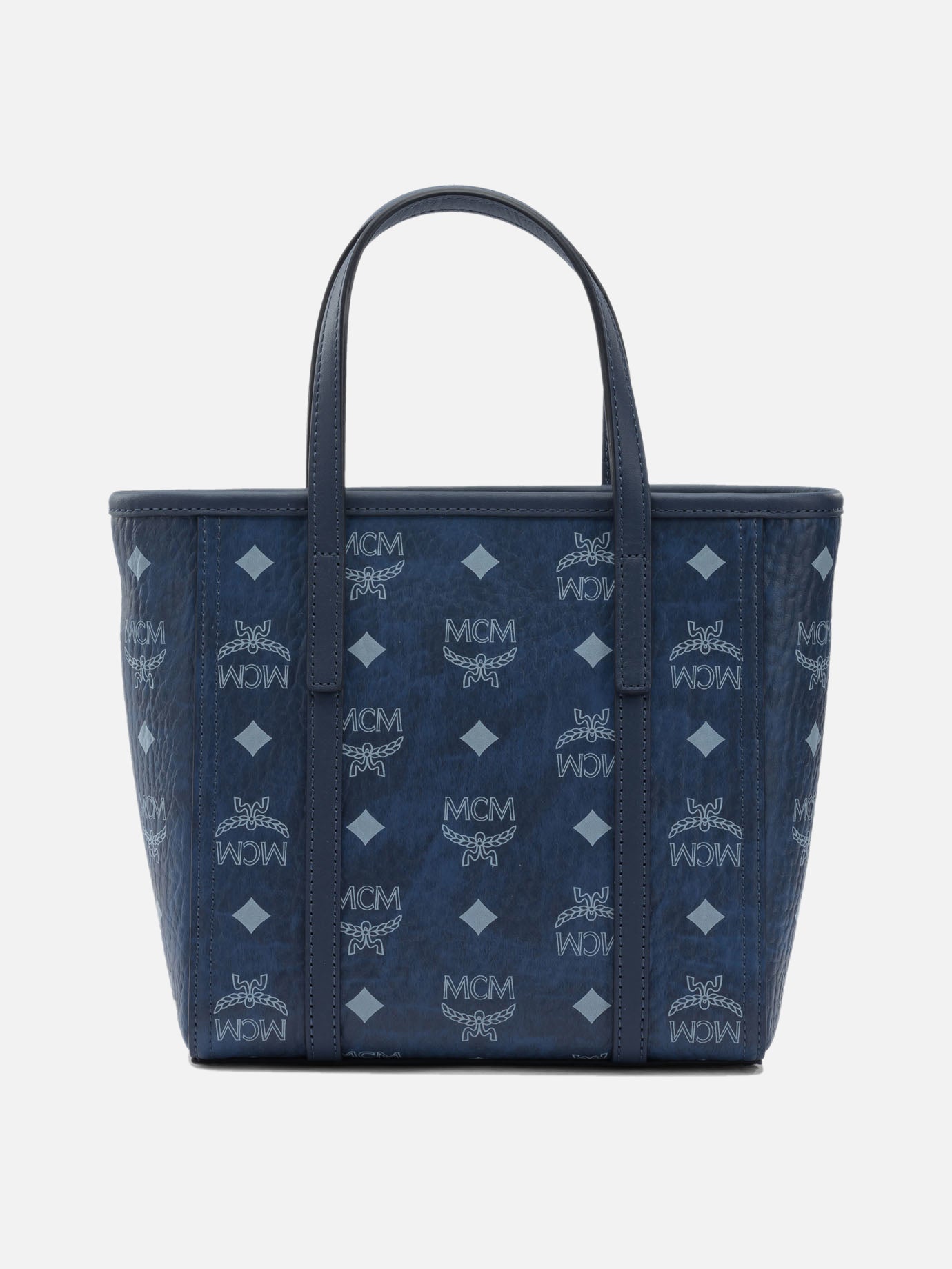 Mini bags 63% polyurethane 20% polyester 17% cotton  Blue - Mcm Women | PDP | VIETTI Online Store | Zoom-Modal_3
