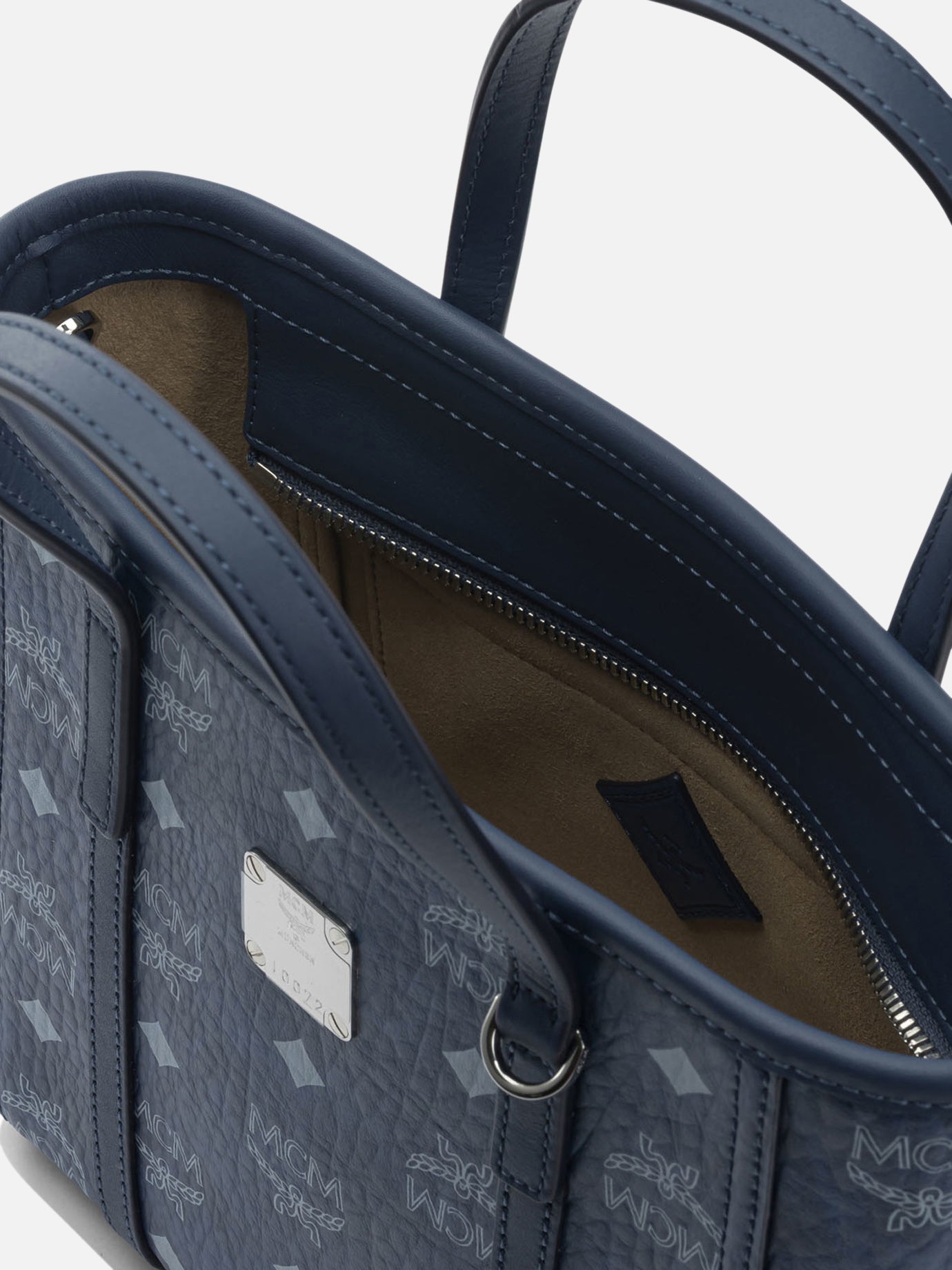 Mini bags 63% polyurethane 20% polyester 17% cotton  Blue - Mcm Women | PDP | VIETTI Online Store | Zoom-Modal_5
