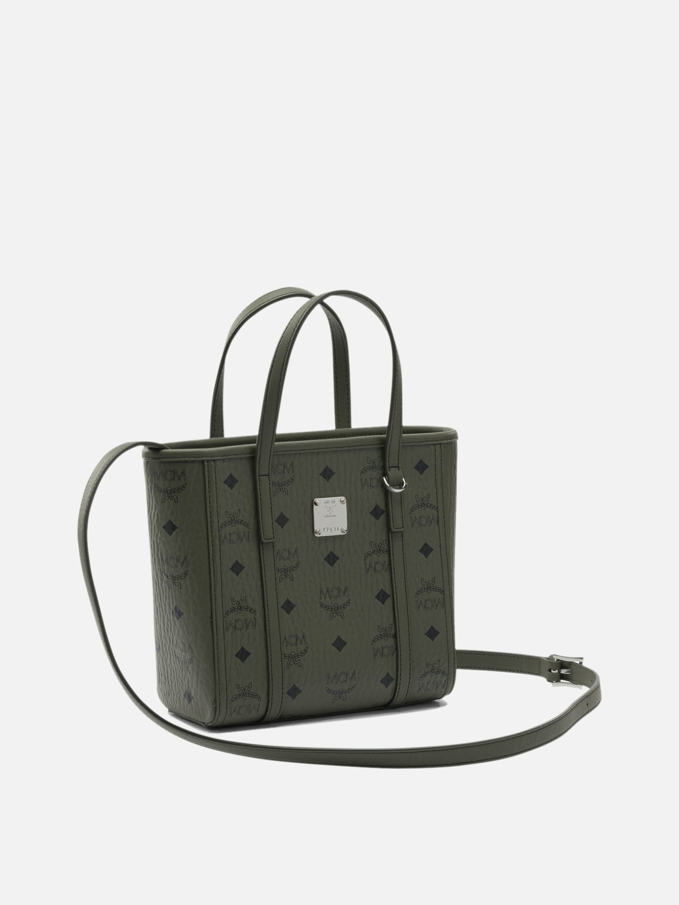 Mini bags 63% polyurethane 20% polyester 17% cotton  Green - Mcm Women | PDP | VIETTI Online Store | thumbnail_2