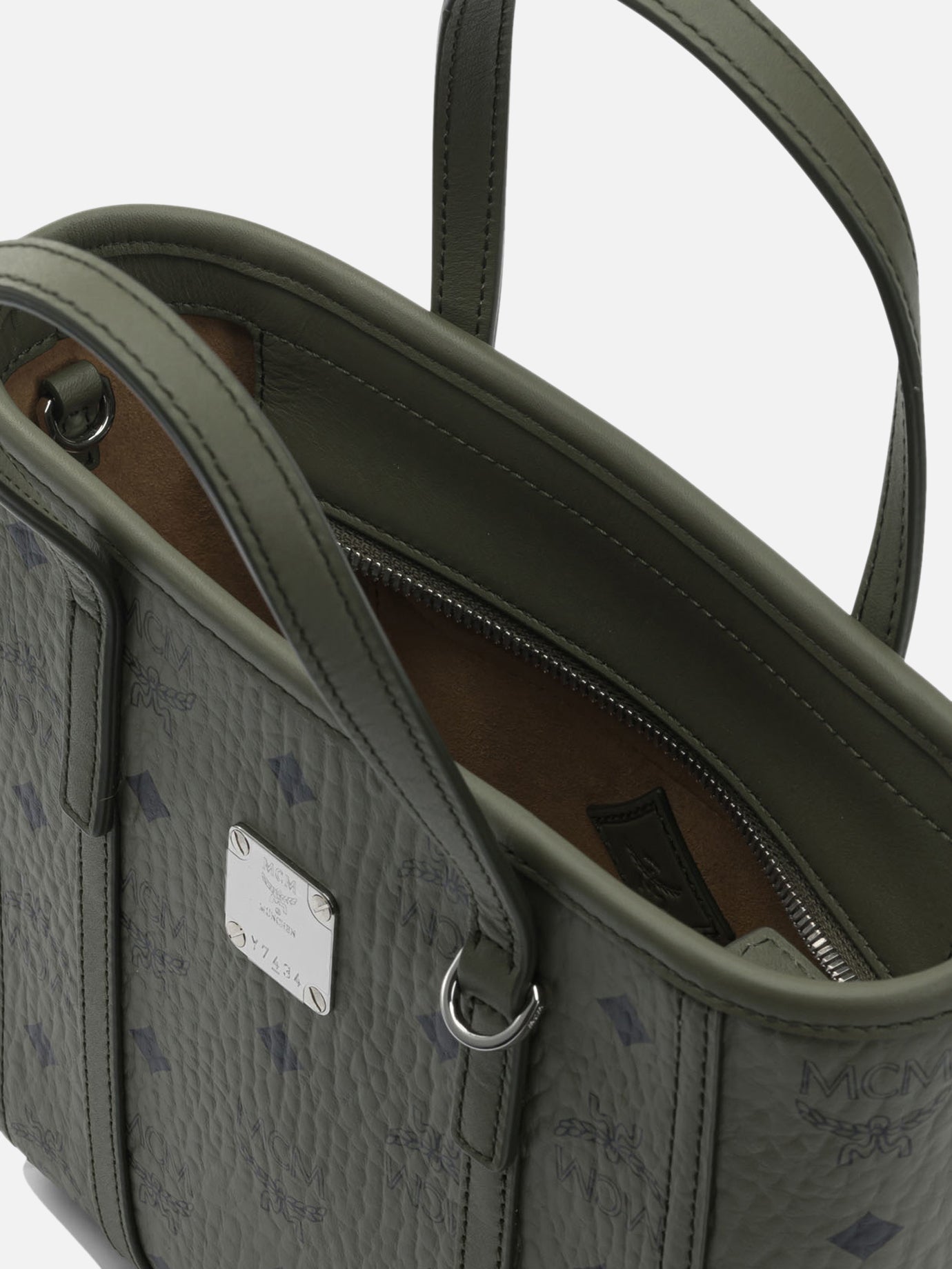 Mini bags 63% polyurethane 20% polyester 17% cotton  Green - Mcm Women | PDP | VIETTI Online Store | thumbnail_5
