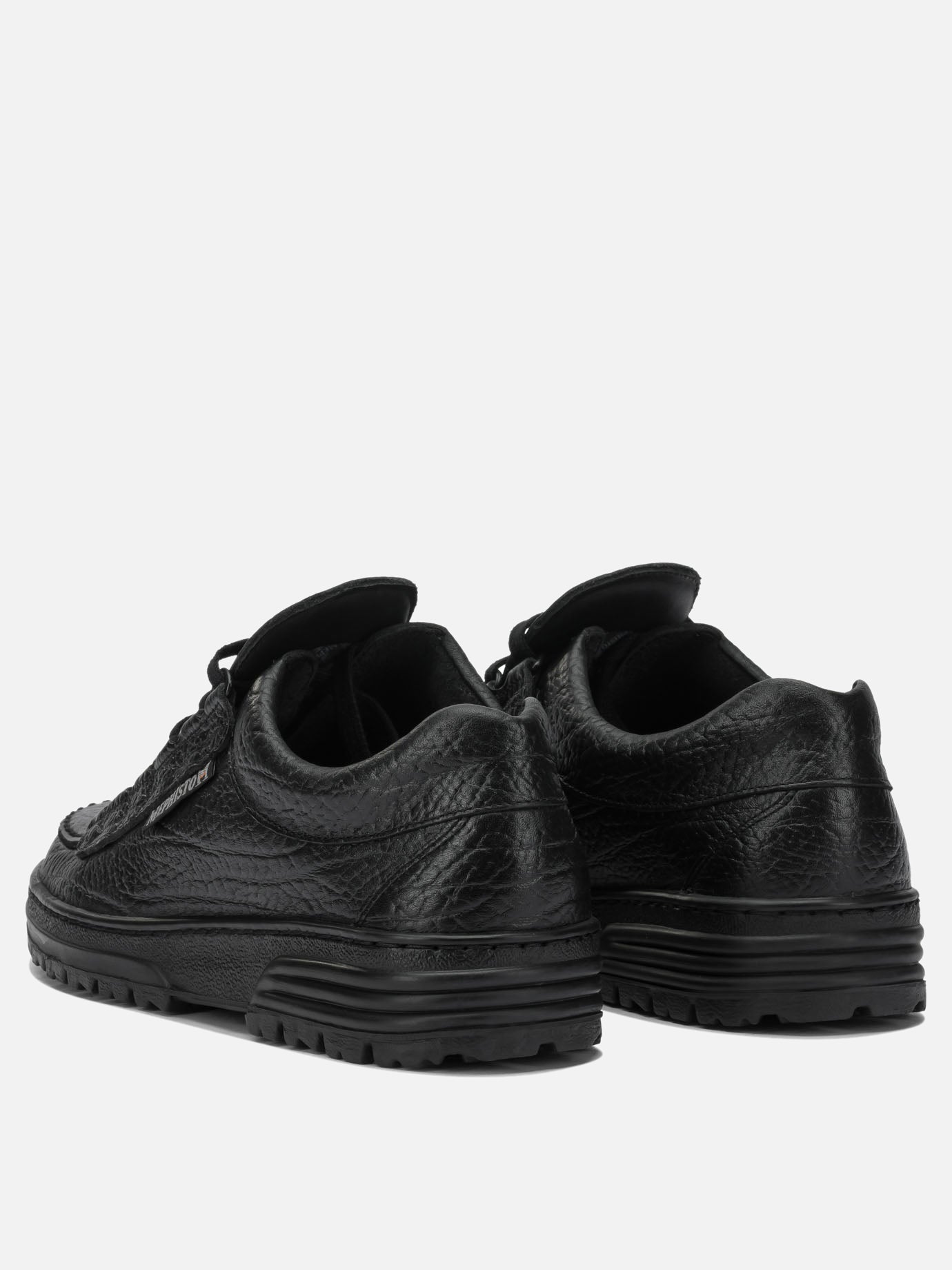 Low top sneakers 100% leather - 100% fabric - 100% rubber  Black - Mephisto Men | PDP | VIETTI Online Store | thumbnail_4