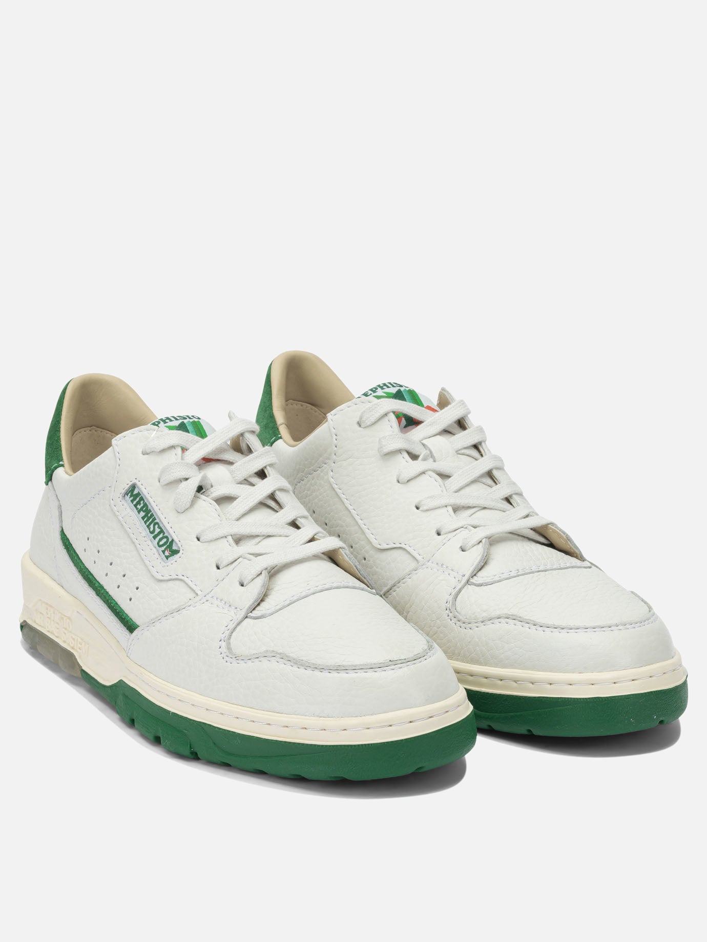 Low top sneakers 100% leather  White - Mephisto Men | PDP | VIETTI Online Store | Zoom-Modal_2
