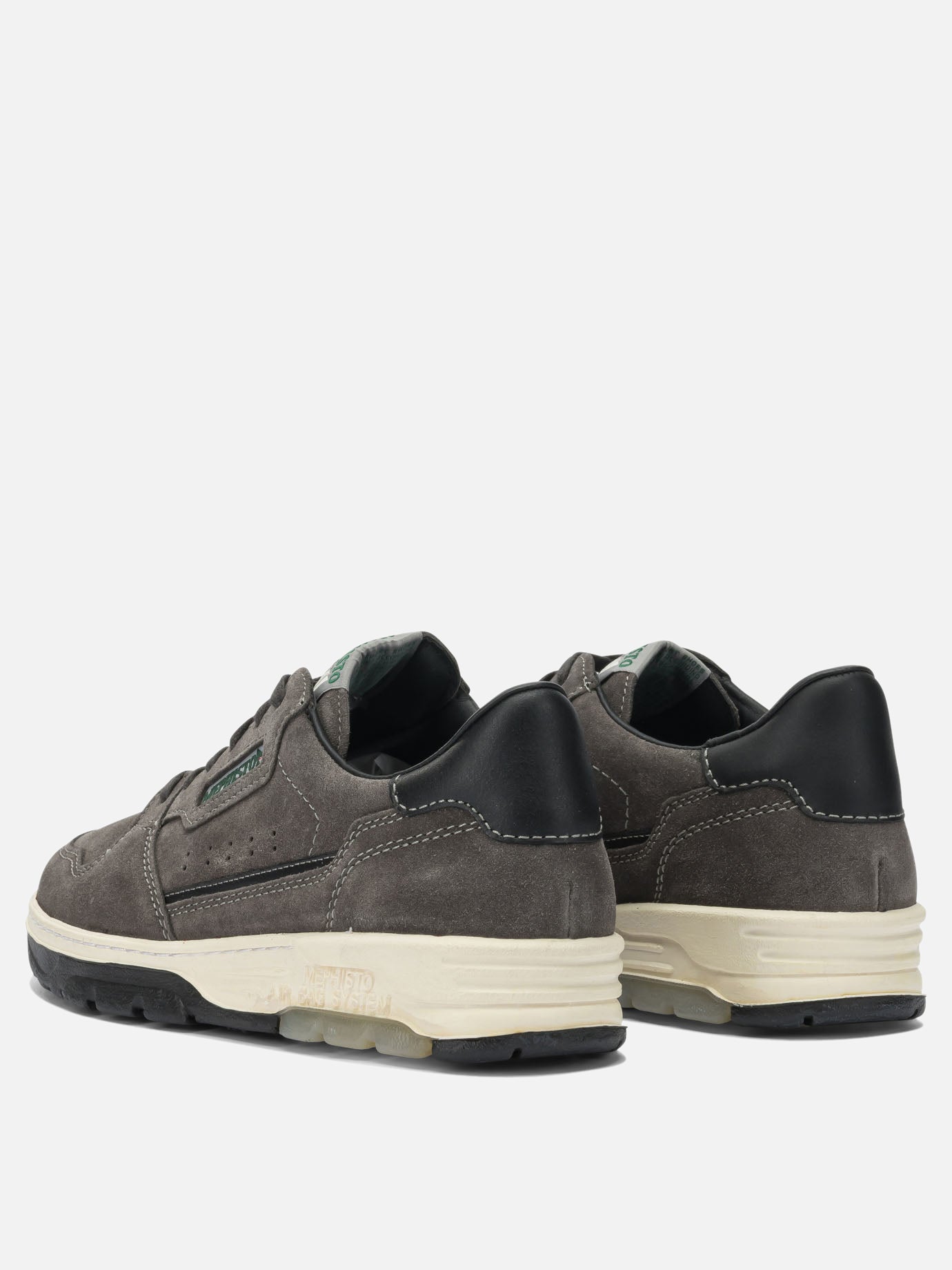 Low top sneakers 100% leather - 100% rubber  Grey - Mephisto Men | PDP | VIETTI Online Store | Zoom-Modal_4
