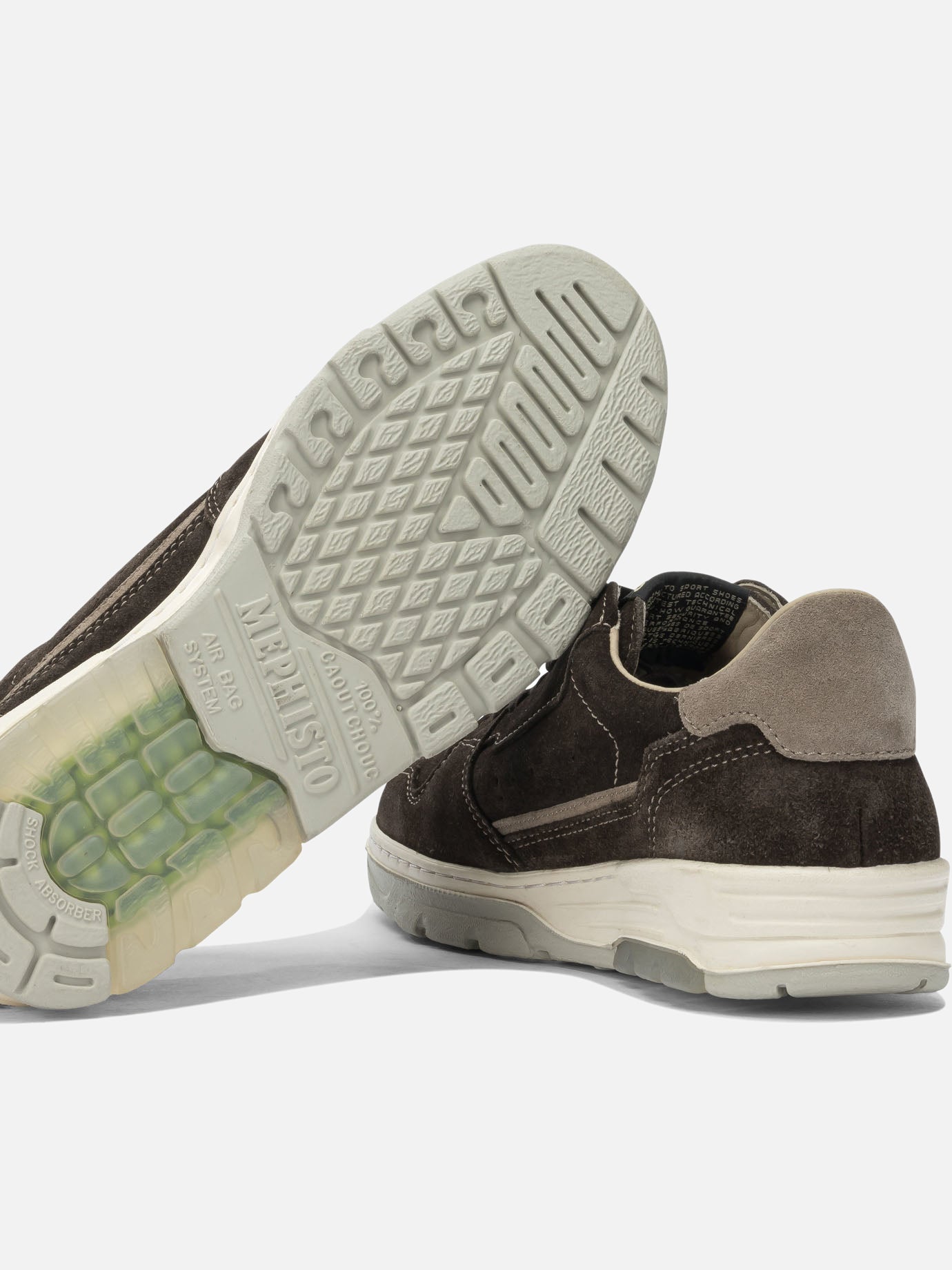 Low top sneakers 100% leather - 100% rubber  Brown - Mephisto Men | PDP | VIETTI Online Store | Zoom-Modal_5
