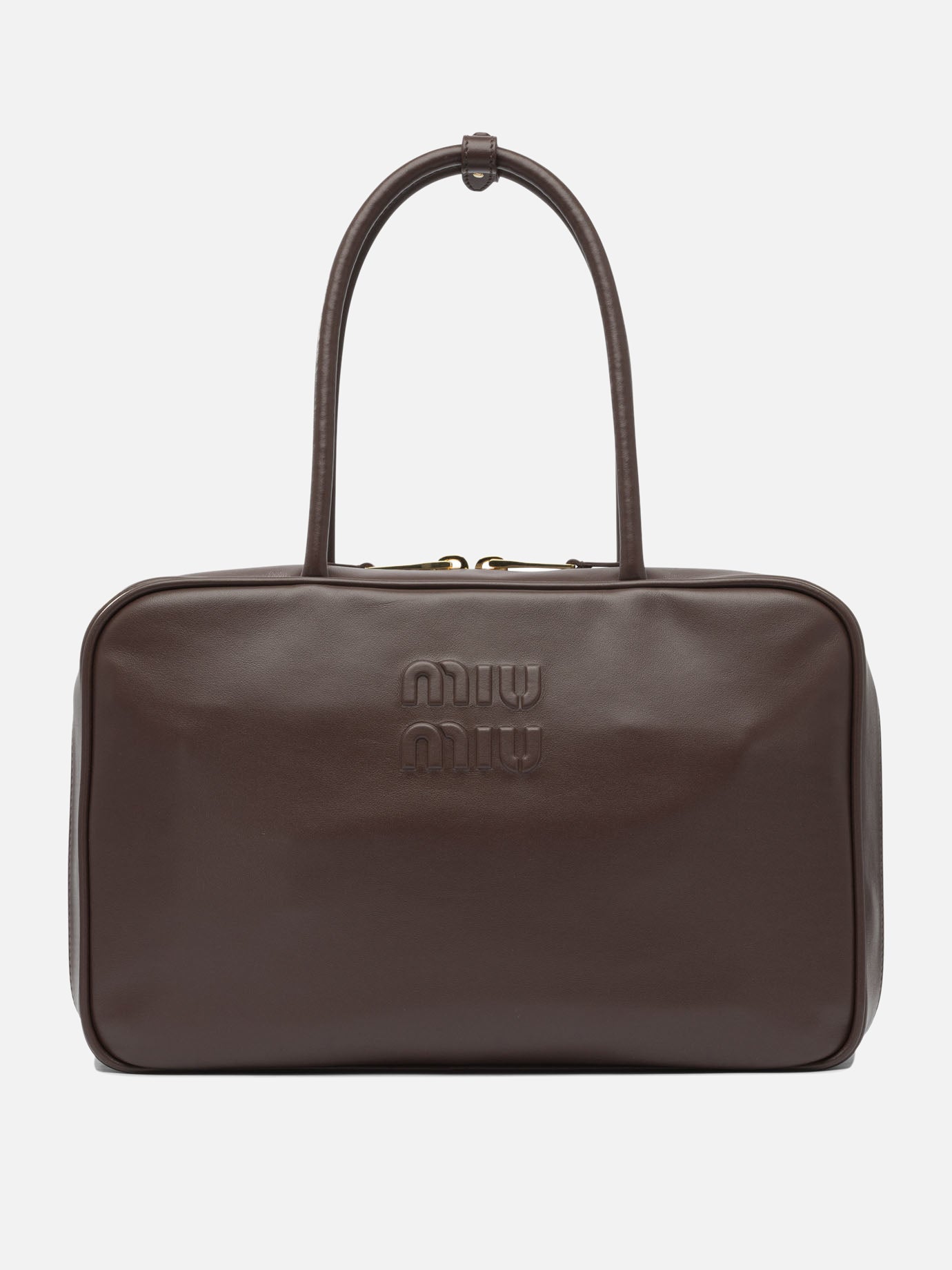 Medium bags Solid colour  Brown - Miu Miu Women | PDP | VIETTI Online Store | Zoom-Modal

