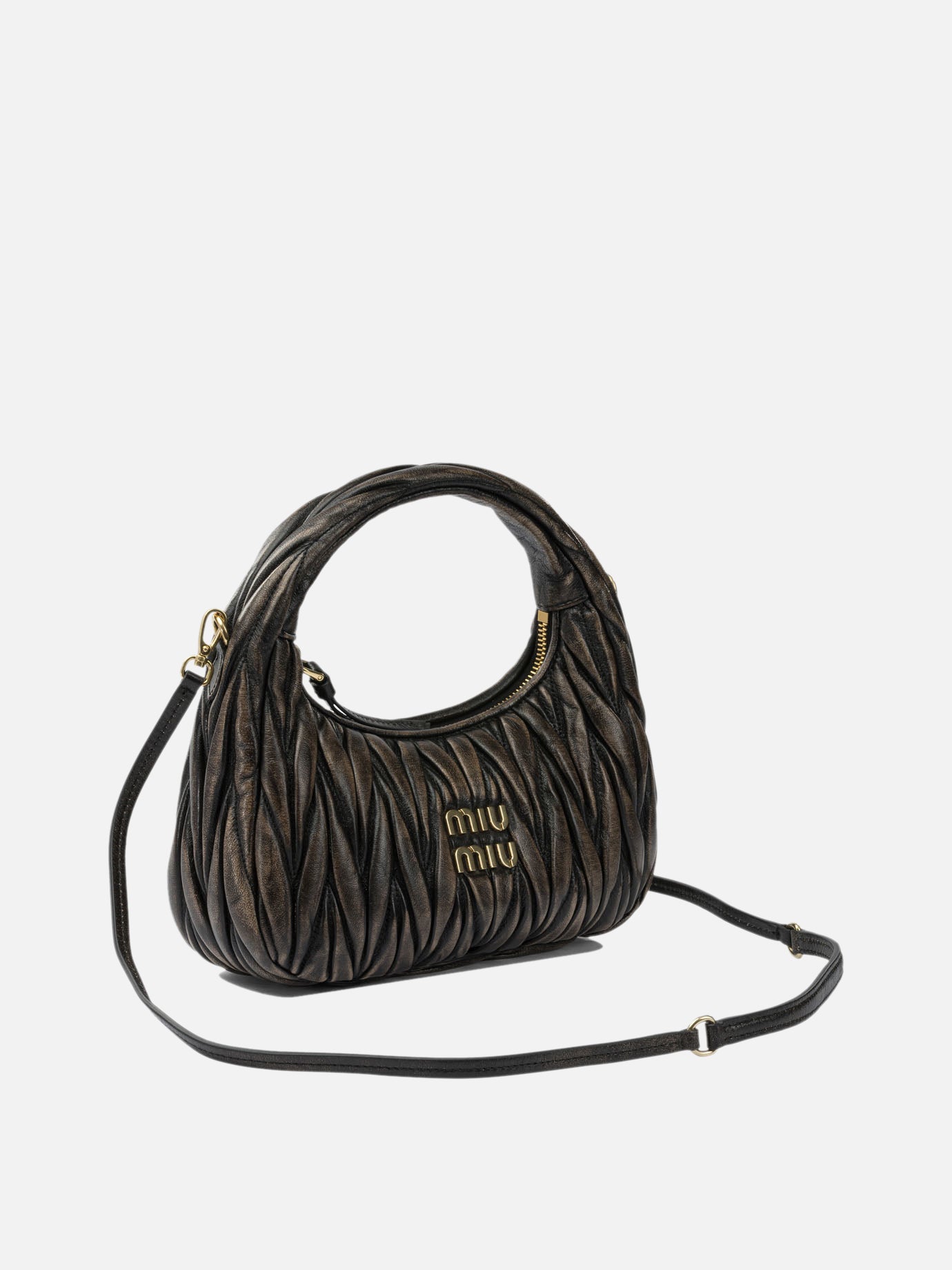 Mini bags 100% lamb leather  Brown - Miu Miu Women | PDP | VIETTI Online Store | thumbnail_2