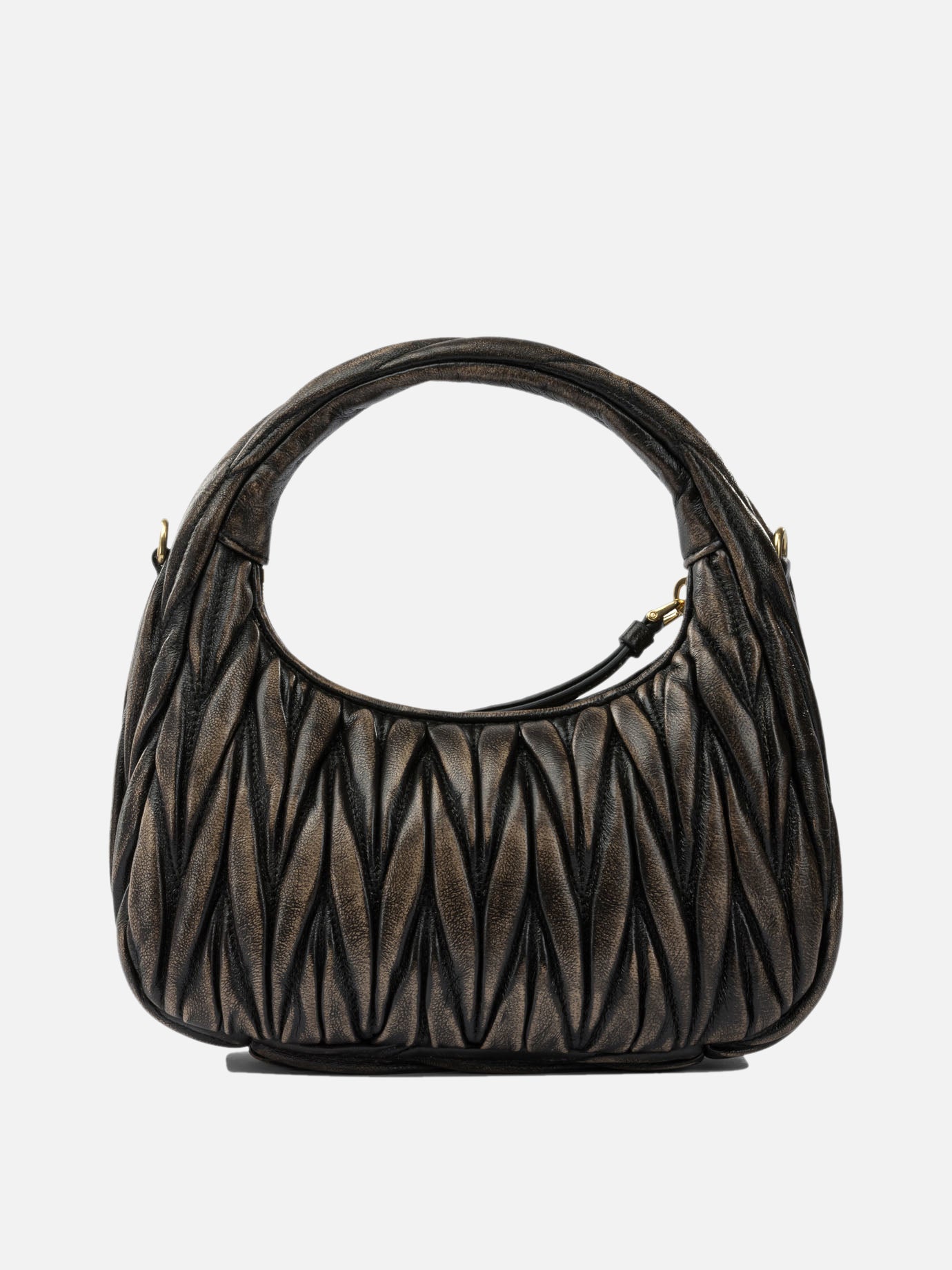 Mini bags 100% lamb leather  Brown - Miu Miu Women | PDP | VIETTI Online Store | thumbnail_3