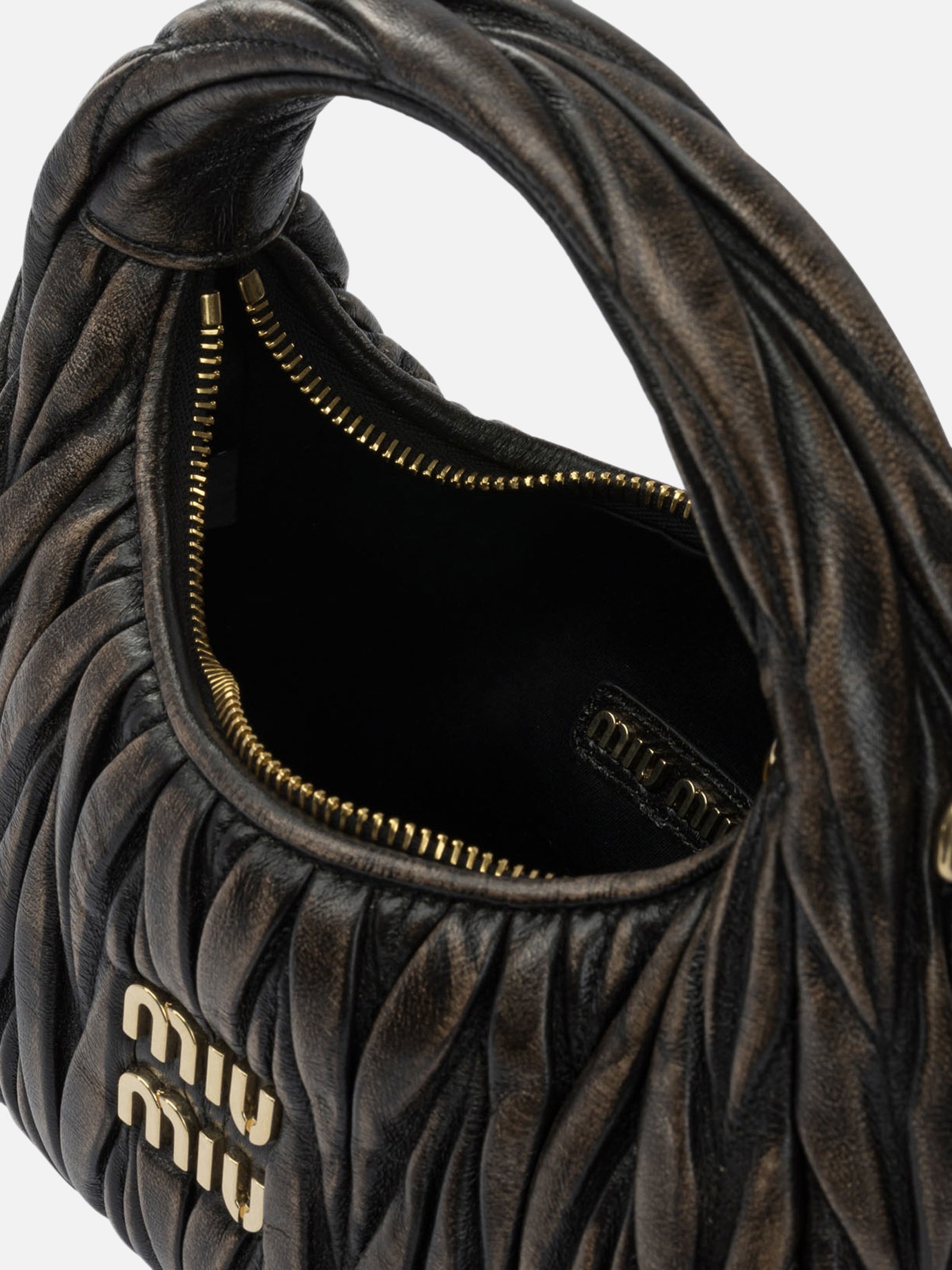 Mini bags 100% lamb leather  Brown - Miu Miu Women | PDP | VIETTI Online Store | Zoom-Modal_5
