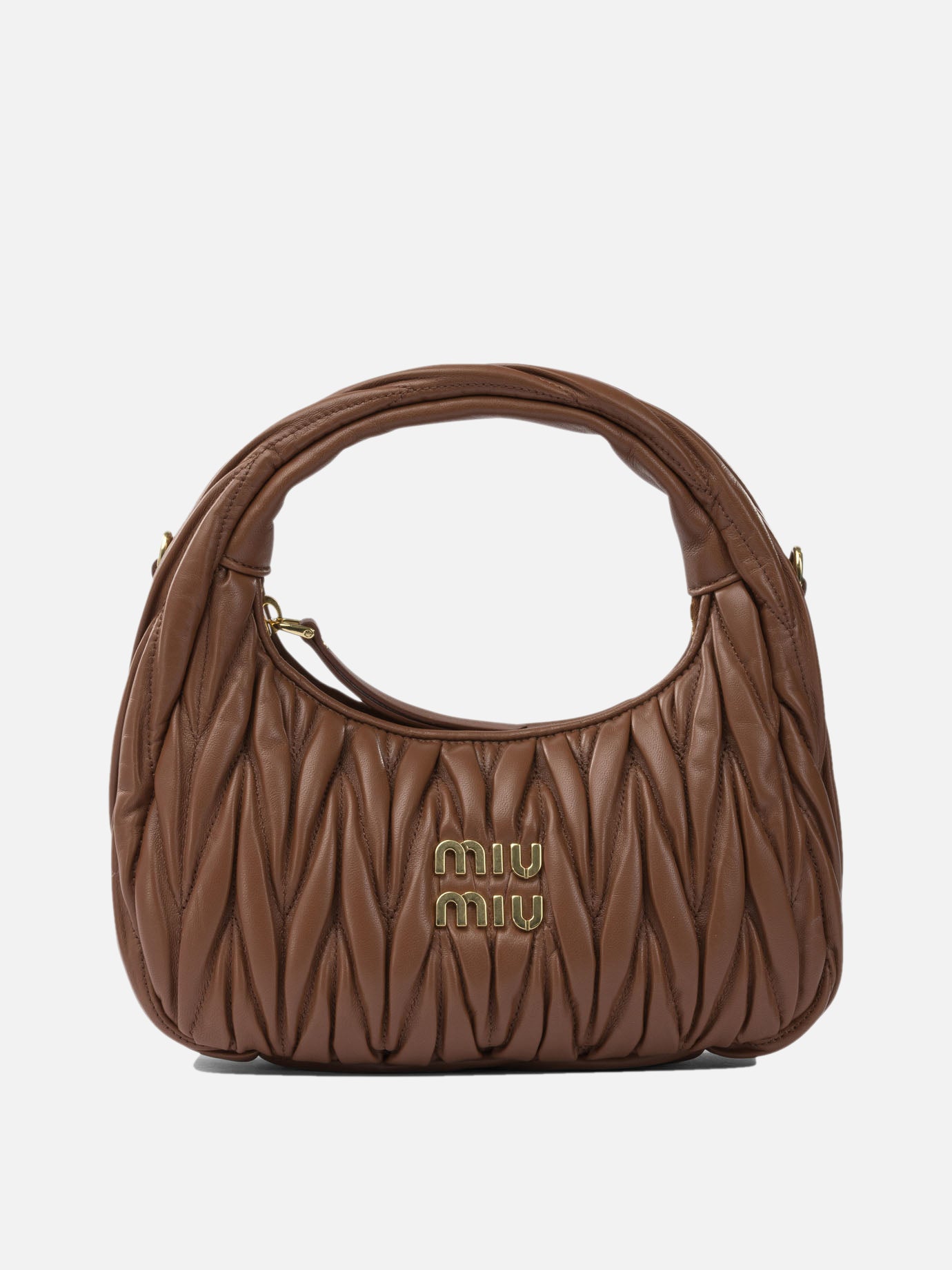 Small bags Logo  Brown - Miu Miu Women | PDP | VIETTI Online Store | thumbnail