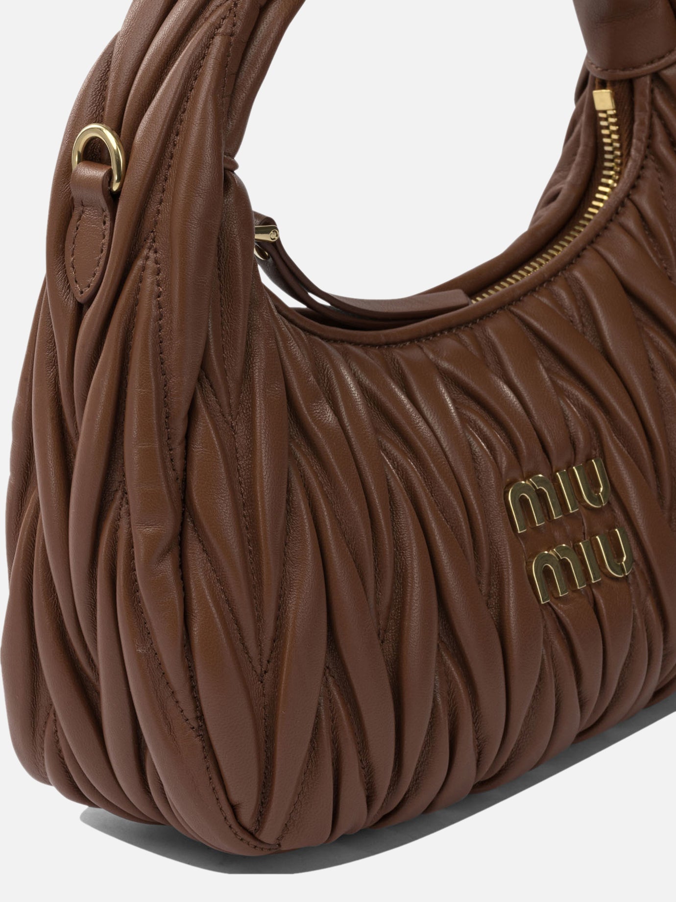 Small bags Logo  Brown - Miu Miu Women | PDP | VIETTI Online Store | thumbnail_4