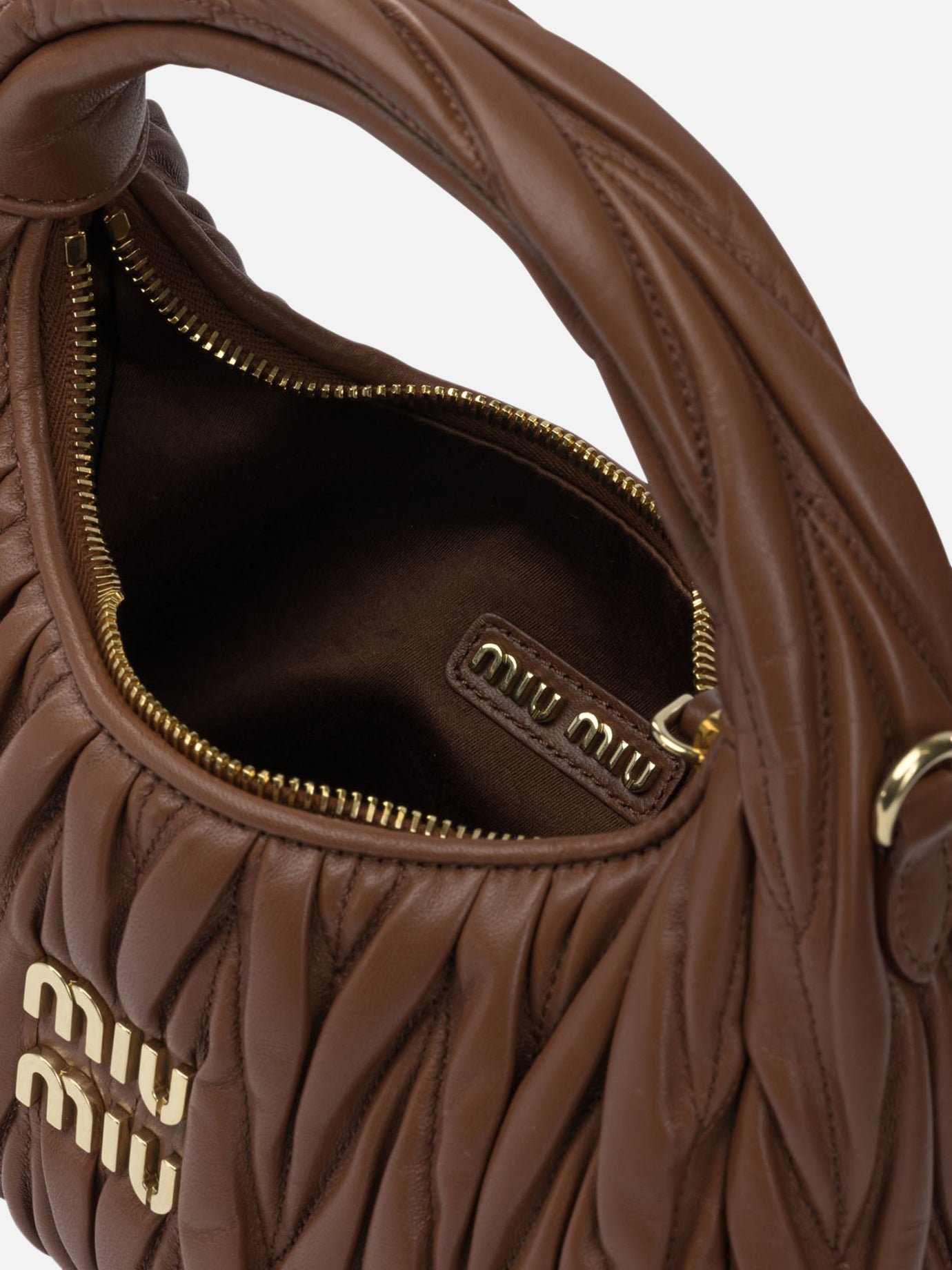 Small bags Logo  Brown - Miu Miu Women | PDP | VIETTI Online Store | thumbnail_5