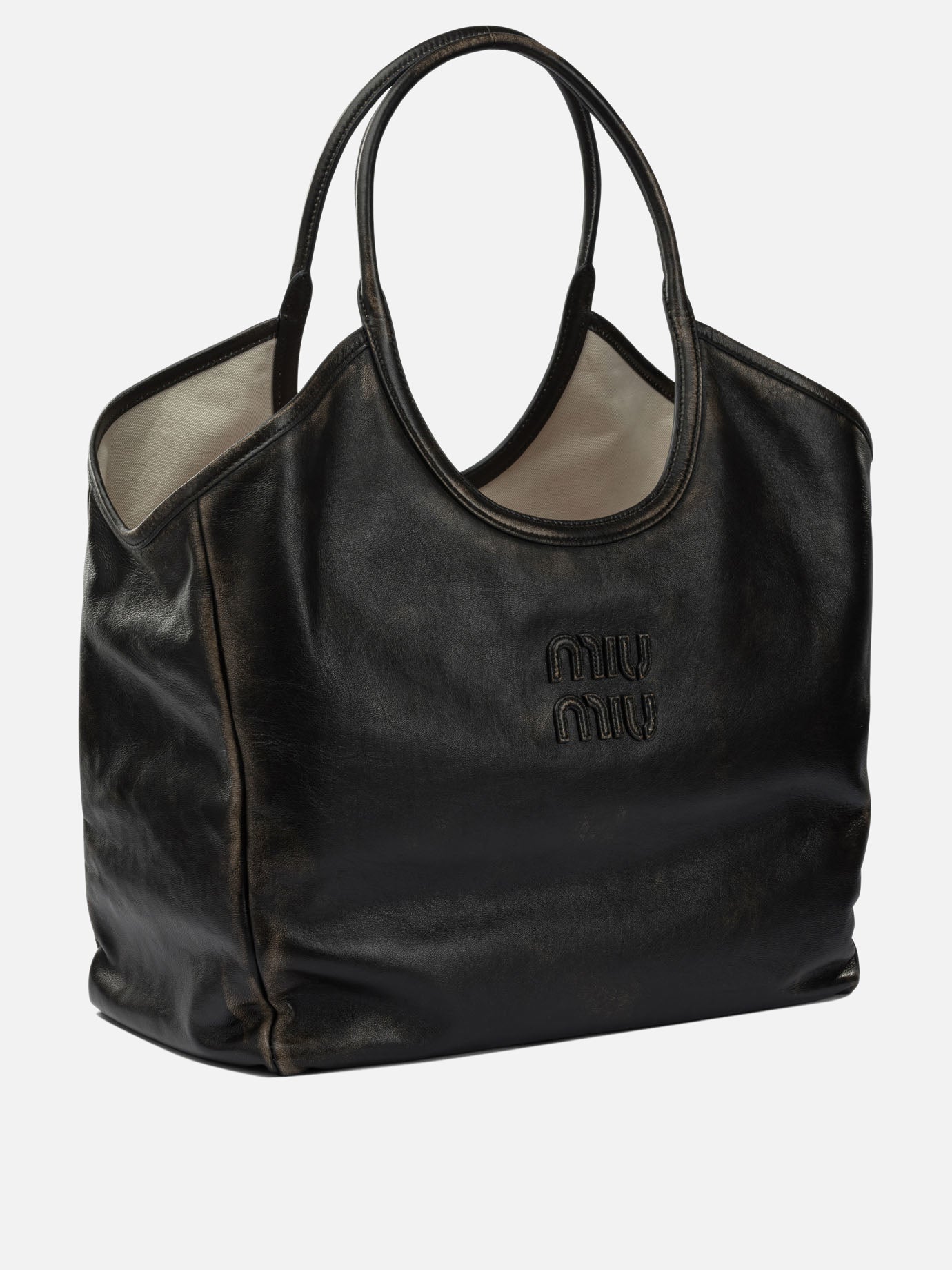 Medium bags 100% lamb leather  Brown - Miu Miu Women | PDP | VIETTI Online Store | thumbnail_2