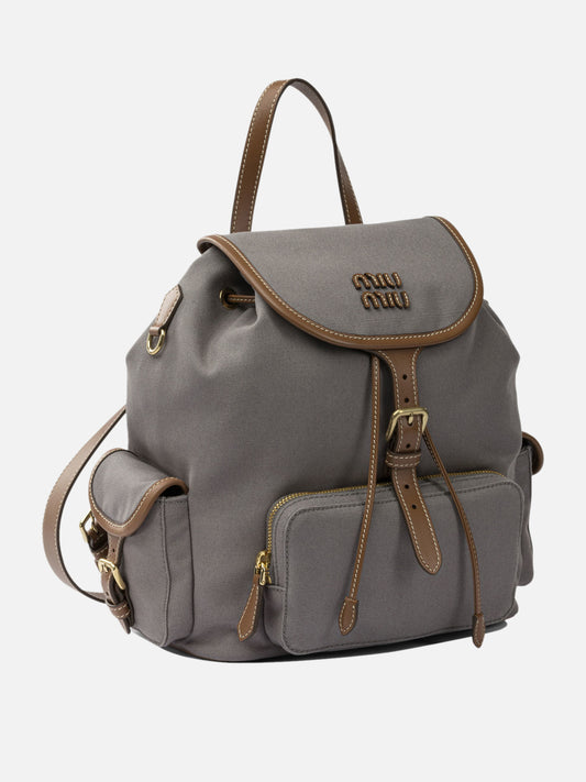 Casual backpacks 5BZ042  Blue - Miu Miu Women | PLP | VIETTI Online Store | 2
