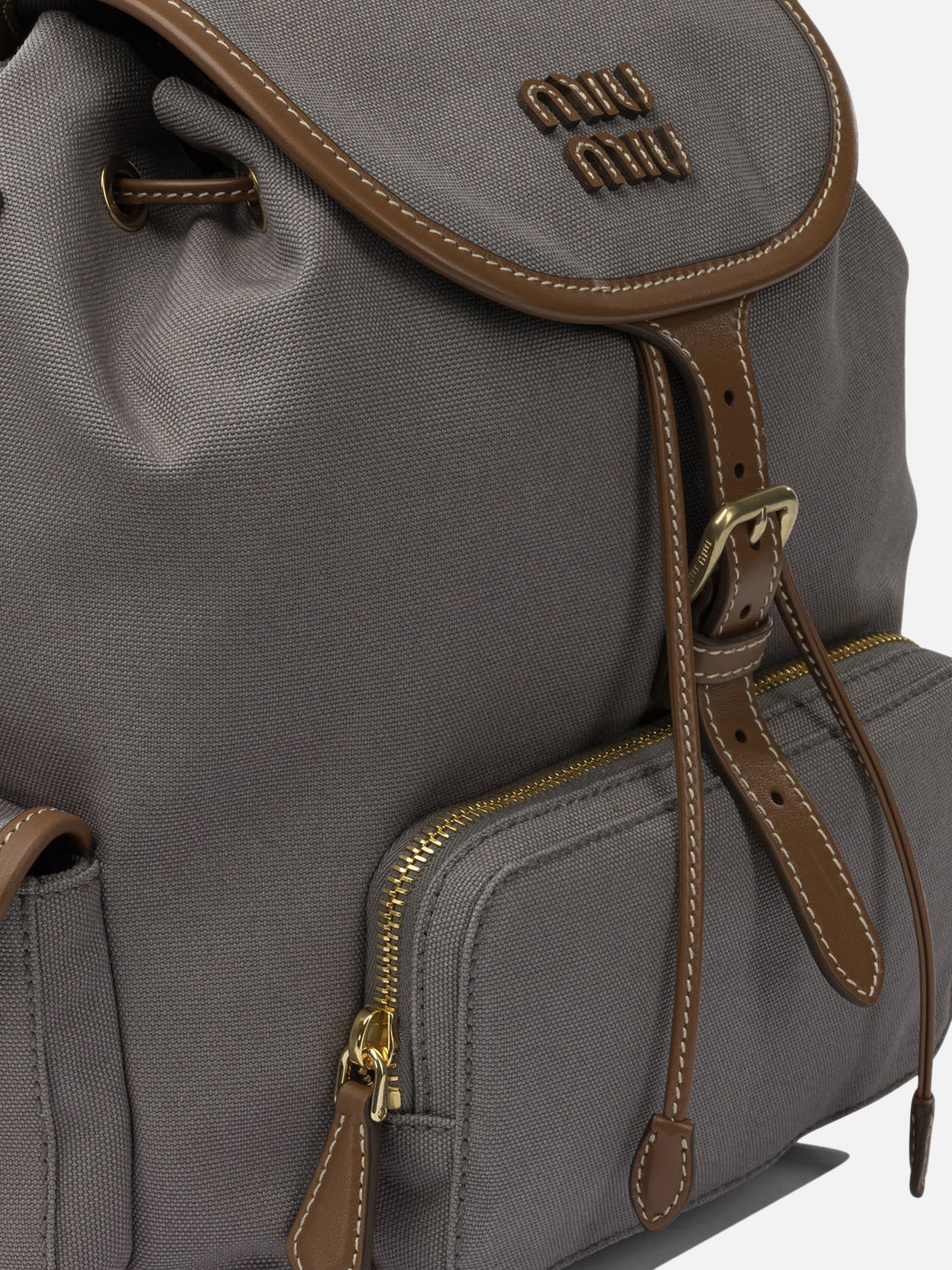 Casual backpacks 5BZ042  Blue - Miu Miu Women | PDP | VIETTI Online Store | Zoom-Modal_4
