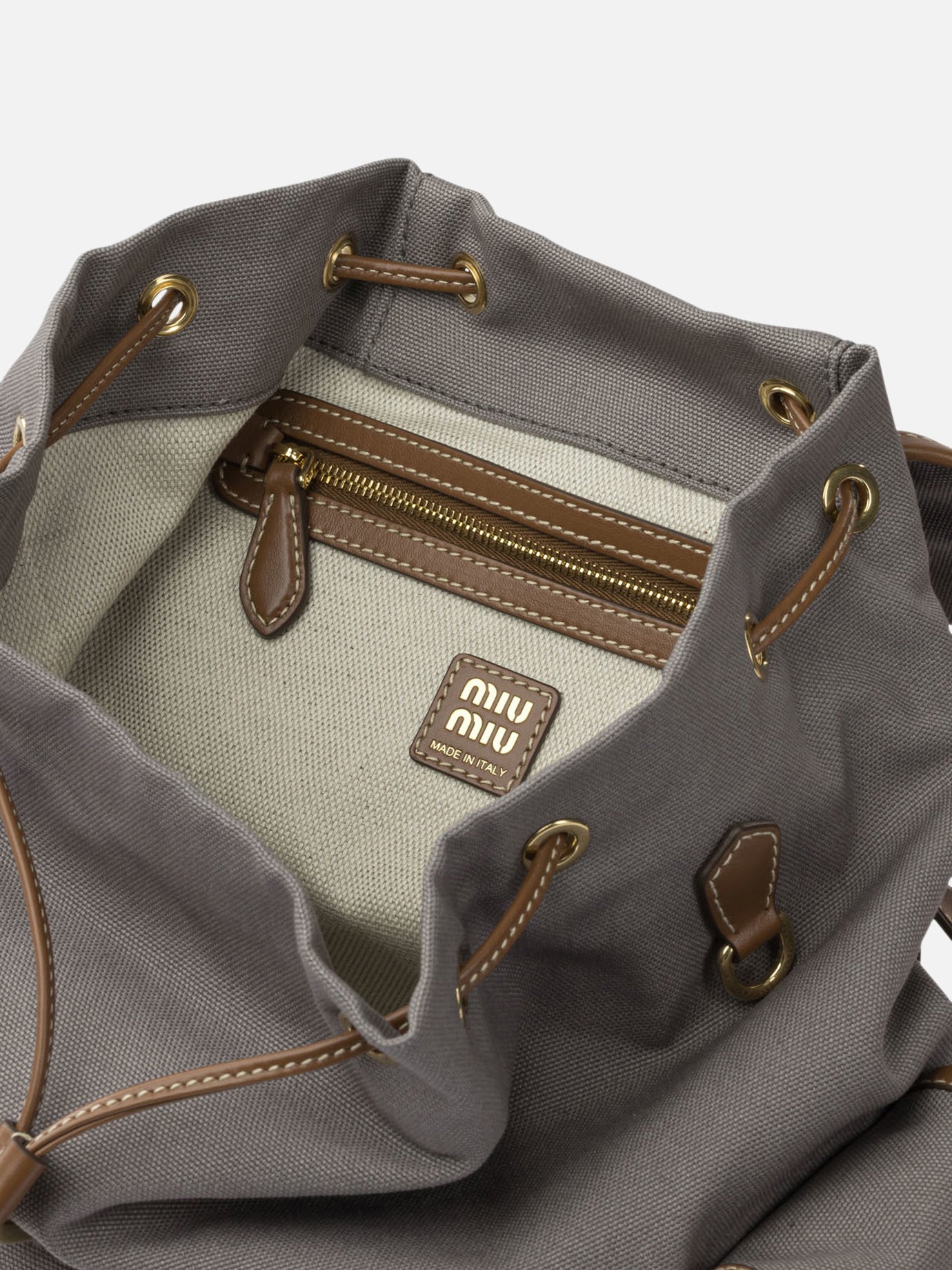 Casual backpacks 5BZ042  Blue - Miu Miu Women | PDP | VIETTI Online Store | Zoom-Modal_5
