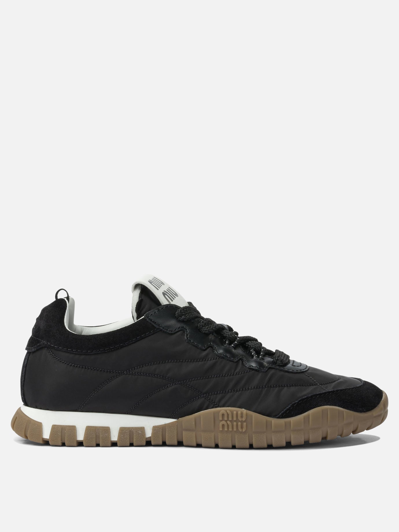 Low top sneakers 5E417E  Black - Miu Miu Women | PDP | VIETTI Online Store | Zoom-Modal
