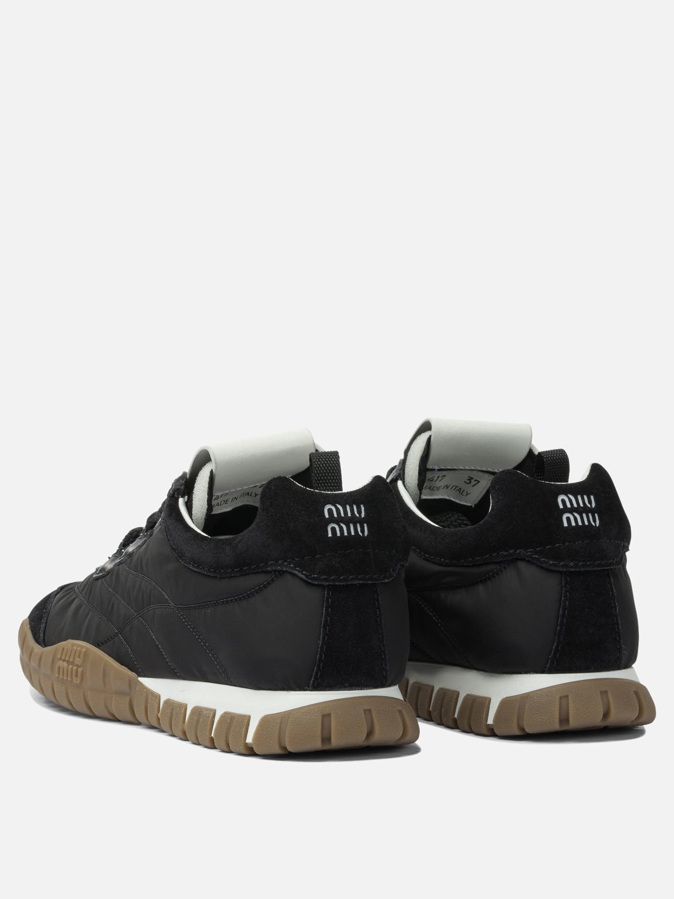 Low top sneakers 5E417E  Black - Miu Miu Women | PDP | VIETTI Online Store | Zoom-Modal_4
