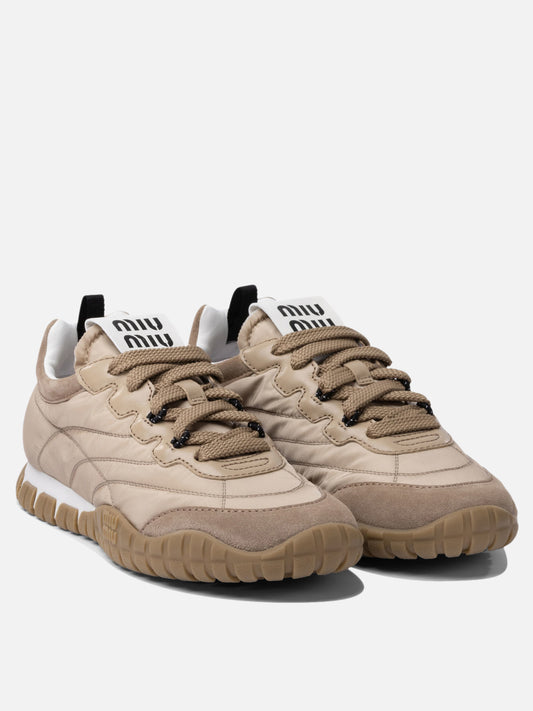 Low top sneakers 5E417E  Brown - Miu Miu Women | PDP | VIETTI Online Store | 2
