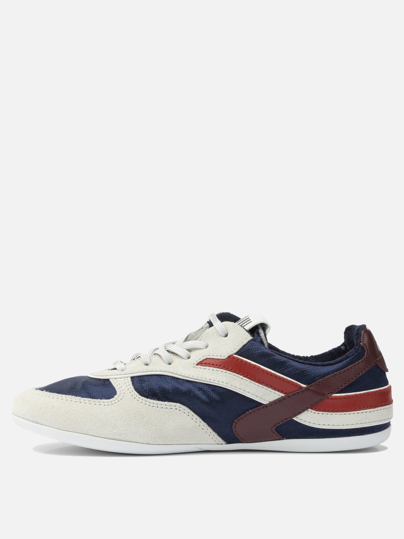 Low top sneakers 100% polyester - 100% rubber  Blue - Miu Miu Women | PDP | VIETTI Online Store | Zoom-Modal_3
