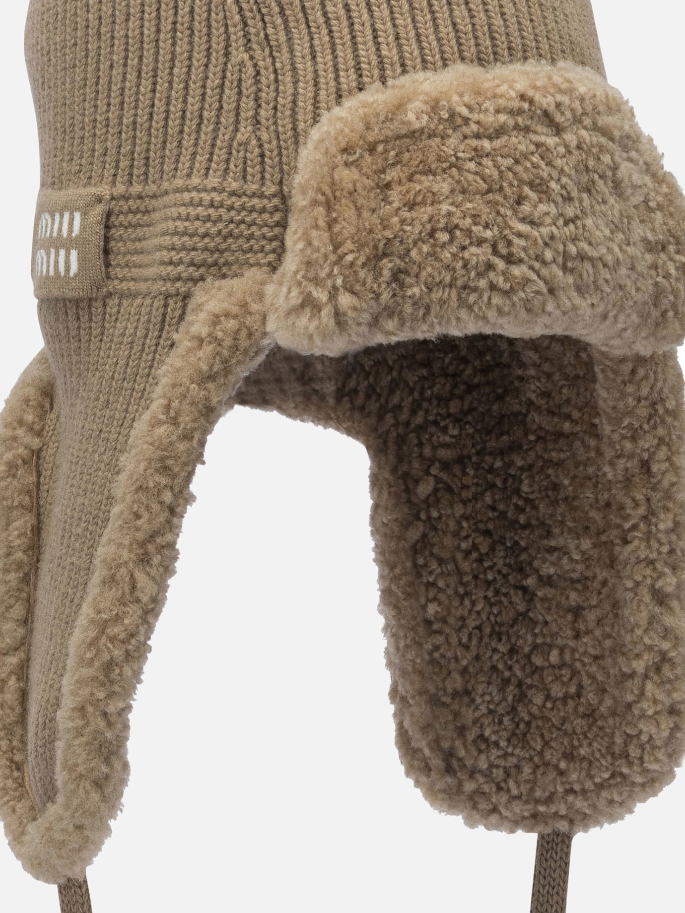 Beanies 5HC386  Brown - Miu Miu Women | PDP | VIETTI Online Store | Zoom-Modal_4
