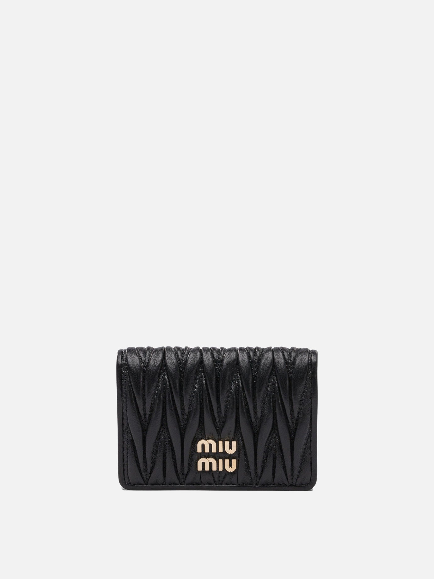 Card holders Logo  Black - Miu Miu Women | PDP | VIETTI Online Store | Zoom-Modal
