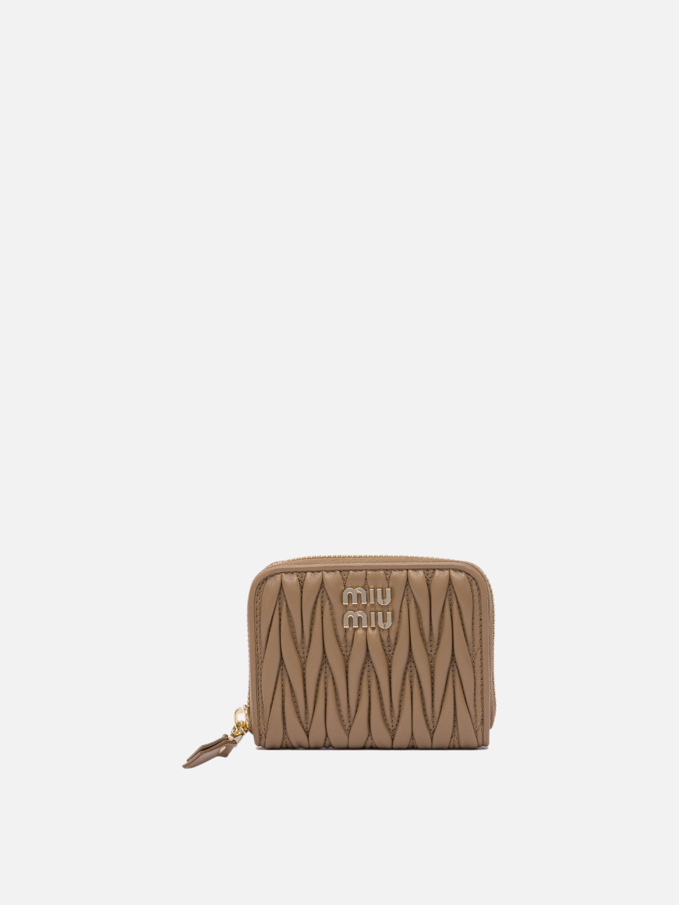 Wallets Logo  Brown - Miu Miu Women | PDP | VIETTI Online Store | thumbnail