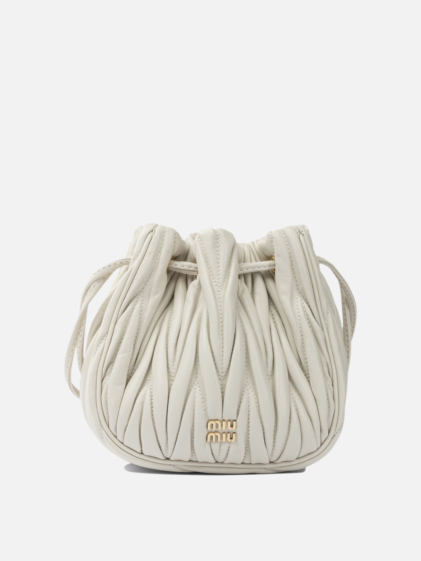 Mini bags 100% lamb leather  White - Miu Miu Women | PDP | VIETTI Online Store | thumbnail