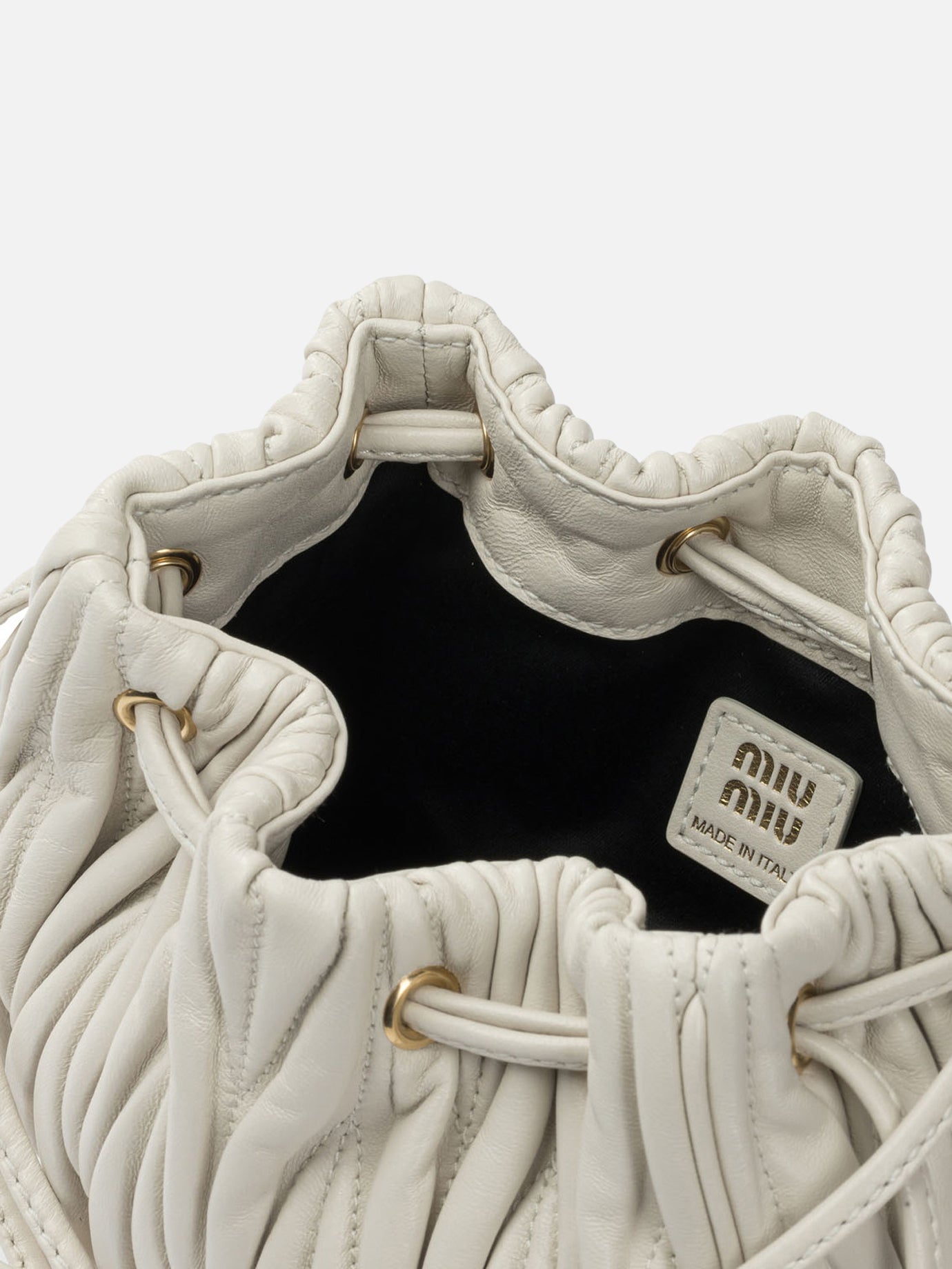Mini bags 100% lamb leather  White - Miu Miu Women | PDP | VIETTI Online Store | thumbnail_5