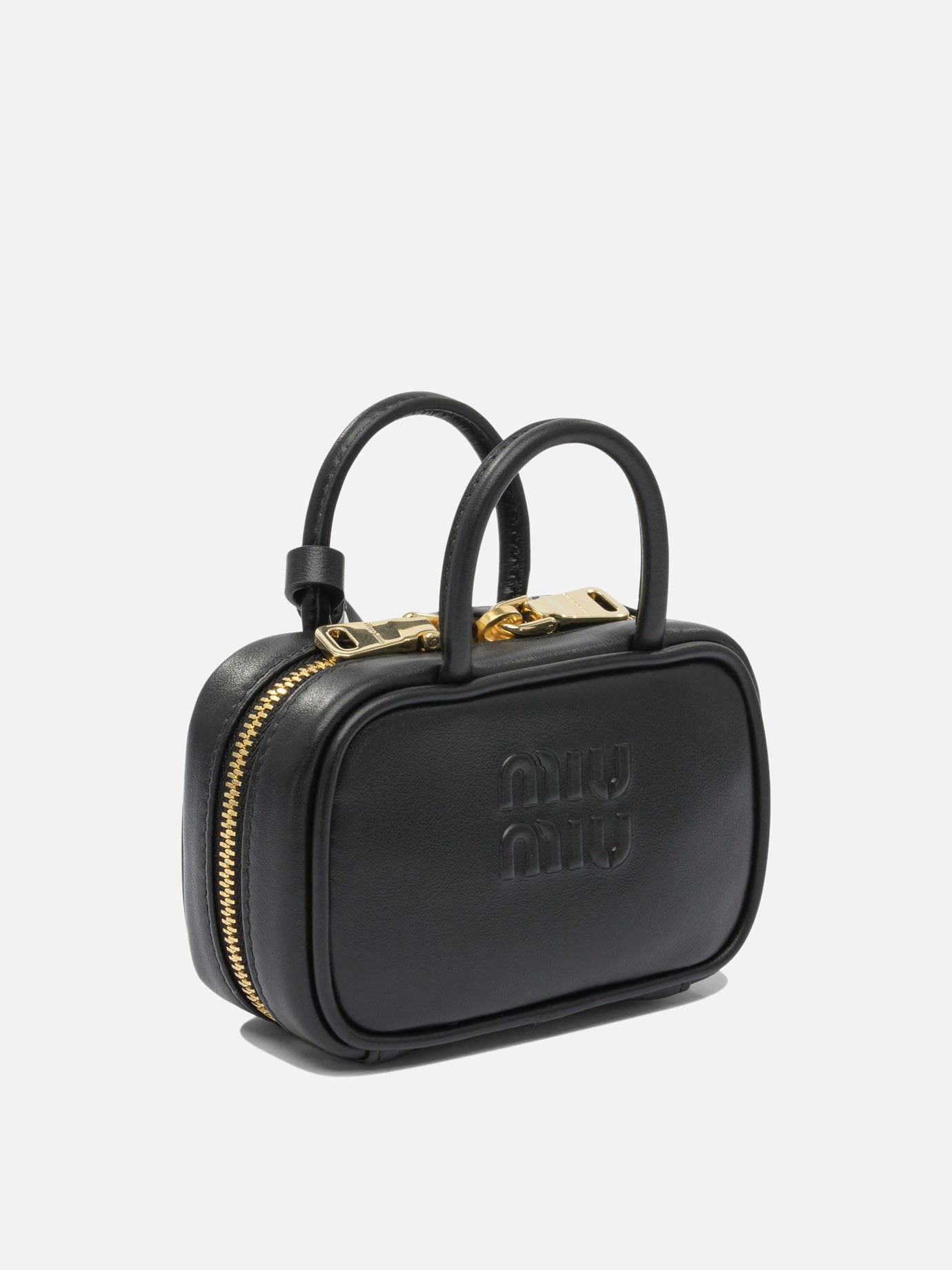 Charms 100% calf leather  Black - Miu Miu Women | PDP | VIETTI Online Store | Zoom-Modal_2
