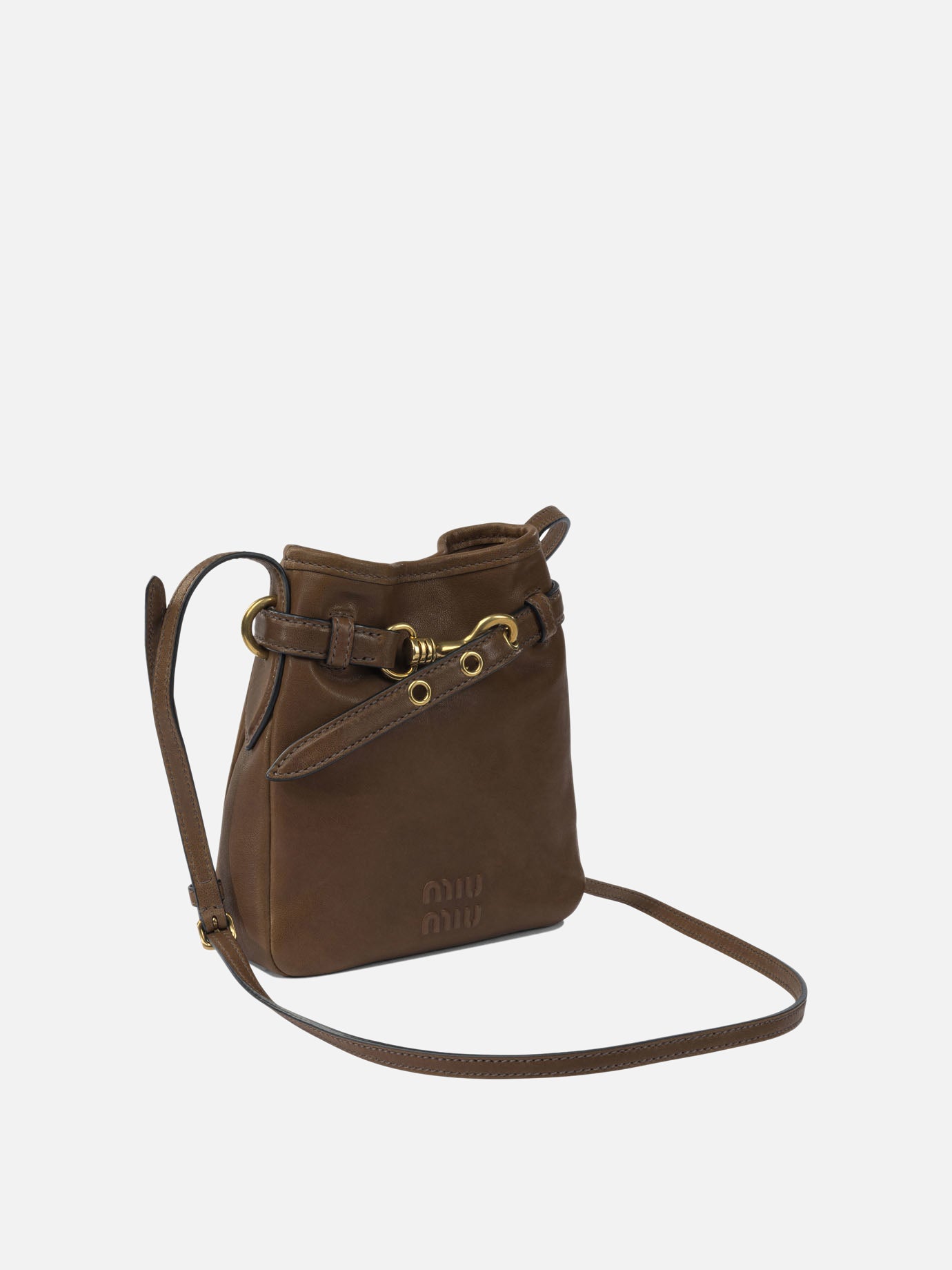 Pouch 100% lamb leather  Brown - Miu Miu Women | PDP | VIETTI Online Store | Zoom-Modal_2
