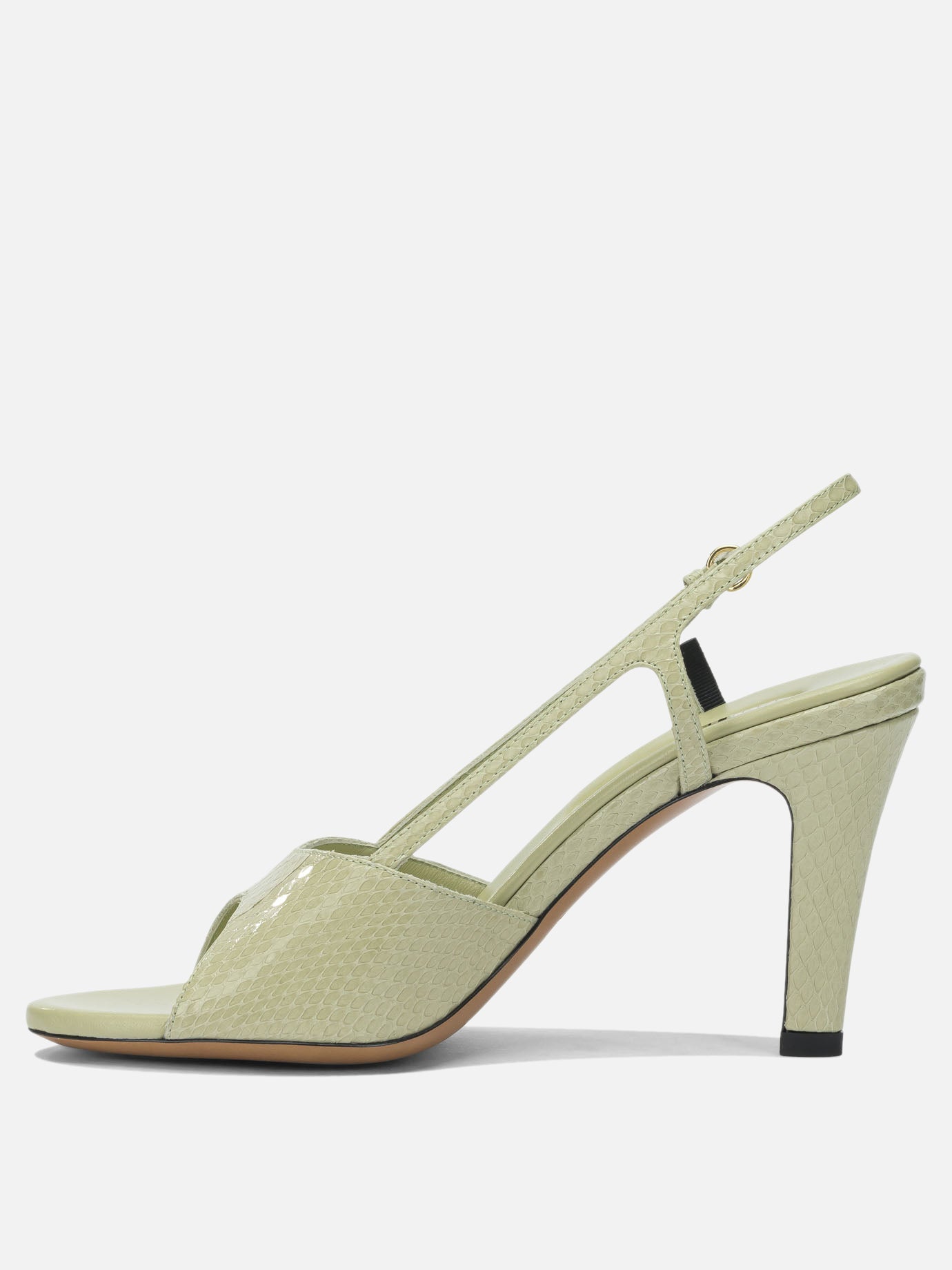 Slingbacks 100% homalopsis buccata  Green - Miu Miu Women | PDP | VIETTI Online Store | thumbnail_3