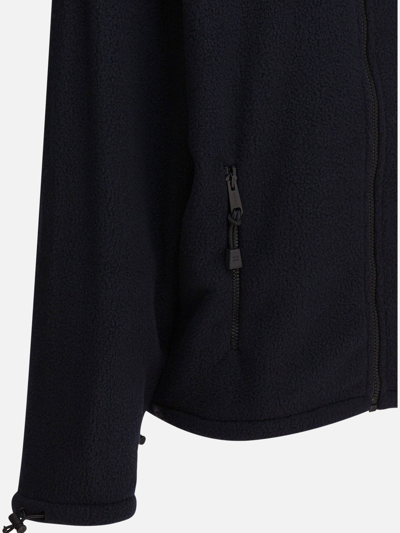 Fleece jackets Logo  Blue - Miu Miu Women | PDP | VIETTI Online Store | thumbnail_4