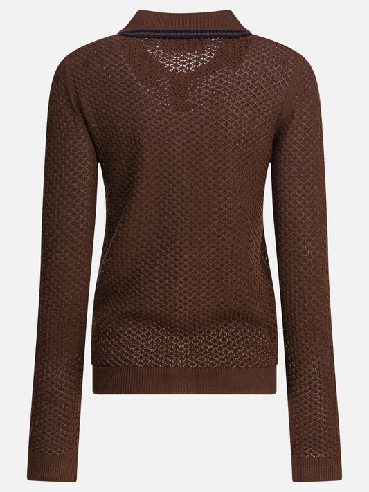 Miu Miu Cotton cardigan 13584549_38 Brown 2