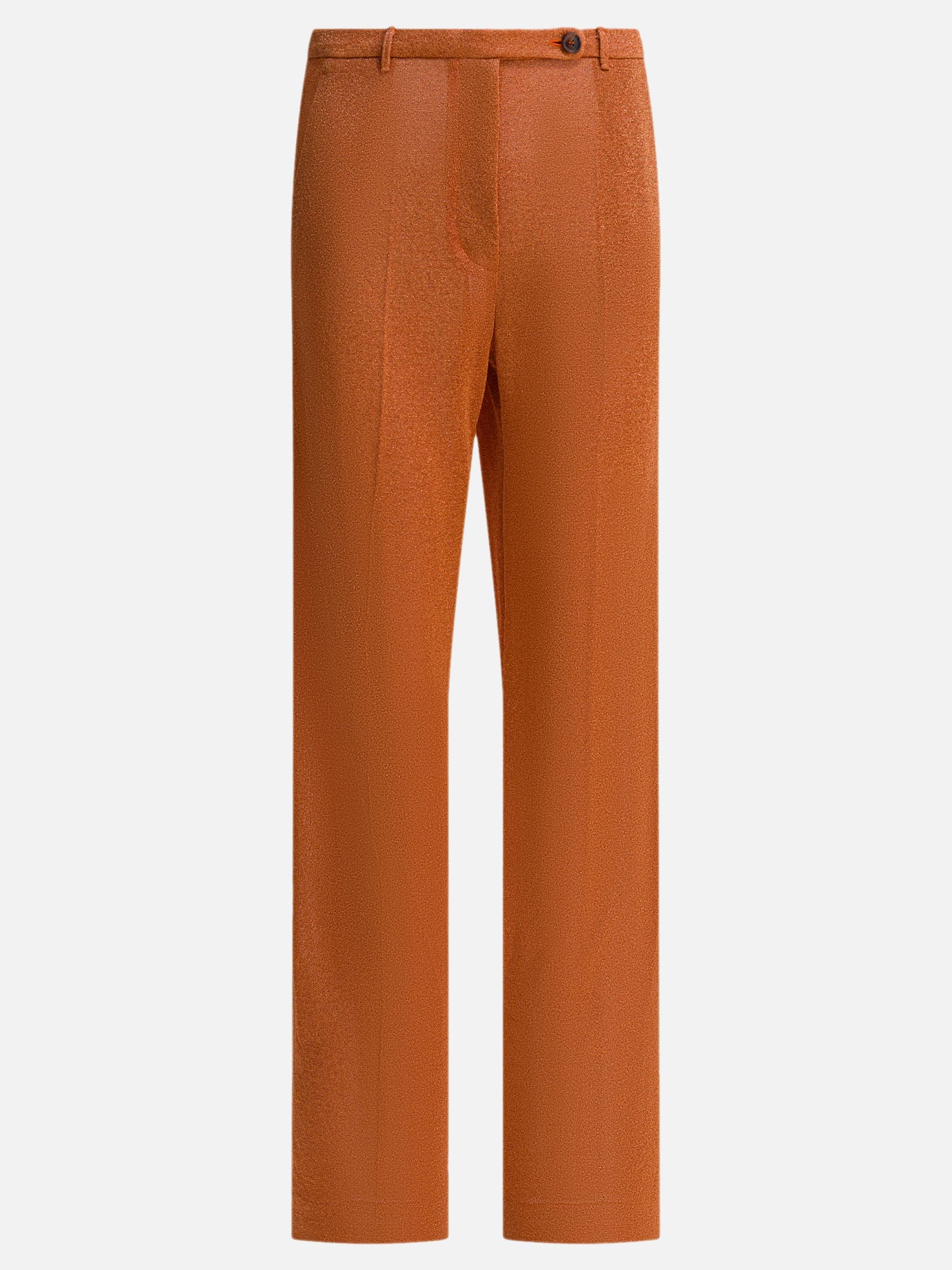 Leisure trousers Solid colour  Orange - Miu Miu Women | PDP | VIETTI Online Store | thumbnail