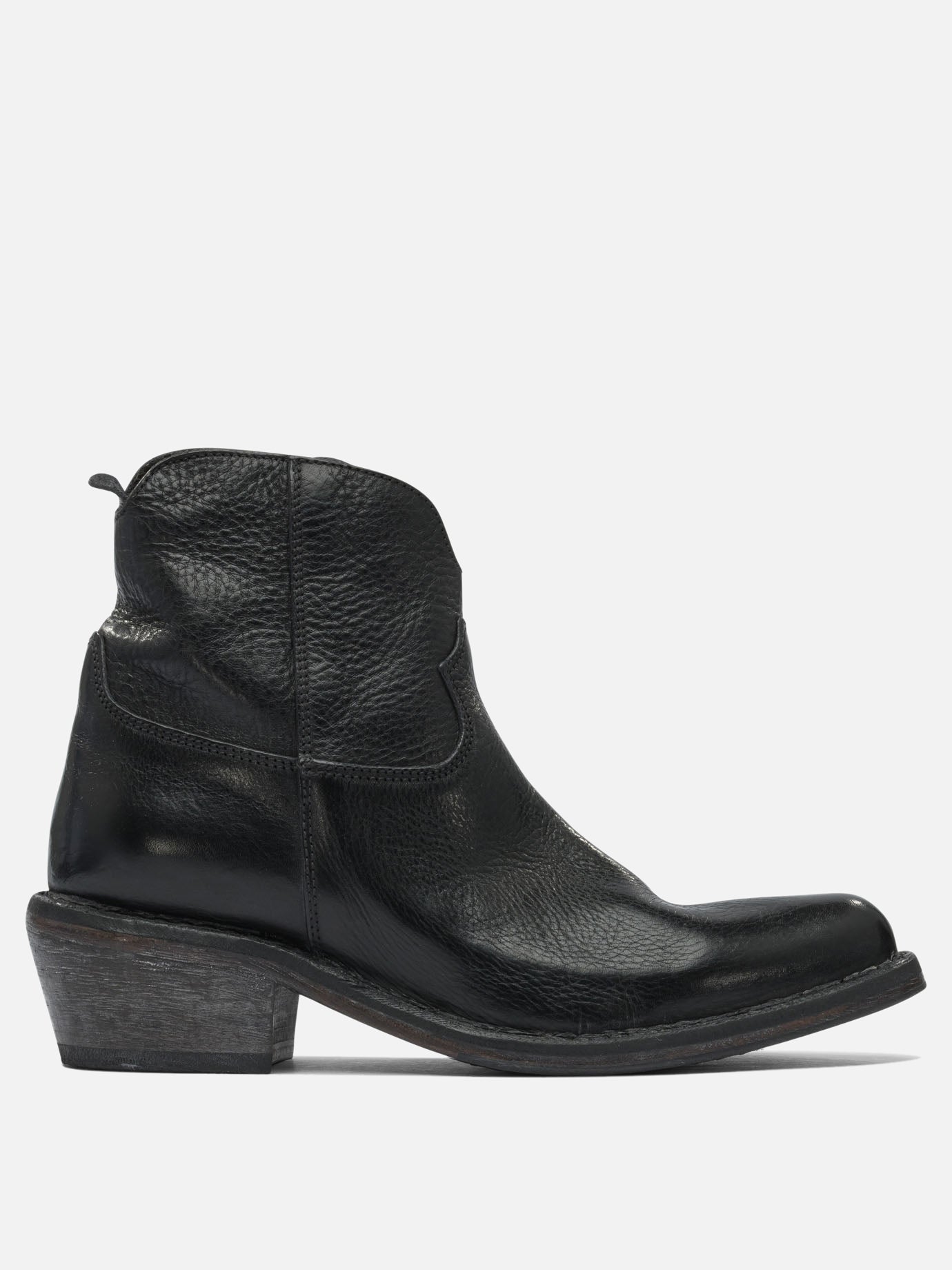 Cowboy 100% leather - 80% rubber 20% leather  Black - Moma Women | PDP | VIETTI Online Store | thumbnail