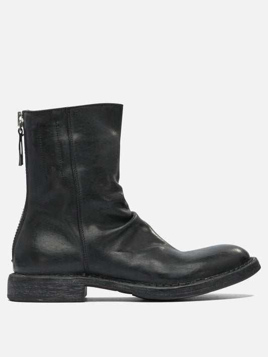 Zipped boots 100% leather - 80% rubber 20% leather  Black - Moma Women | PLP | VIETTI Online Store 
