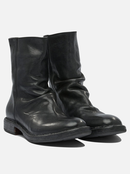 Zipped boots 100% leather - 80% rubber 20% leather  Black - Moma Women | PLP | VIETTI Online Store | 2
