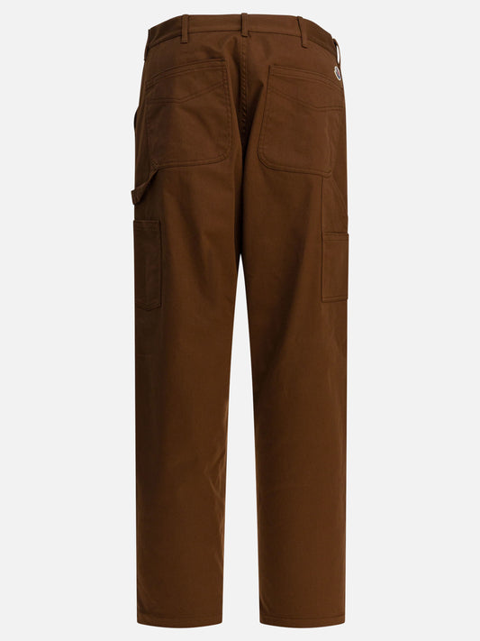 Cargo & parachute trousers Solid colour  Brown - Moncler Men | PDP | VIETTI Online Store | 2

