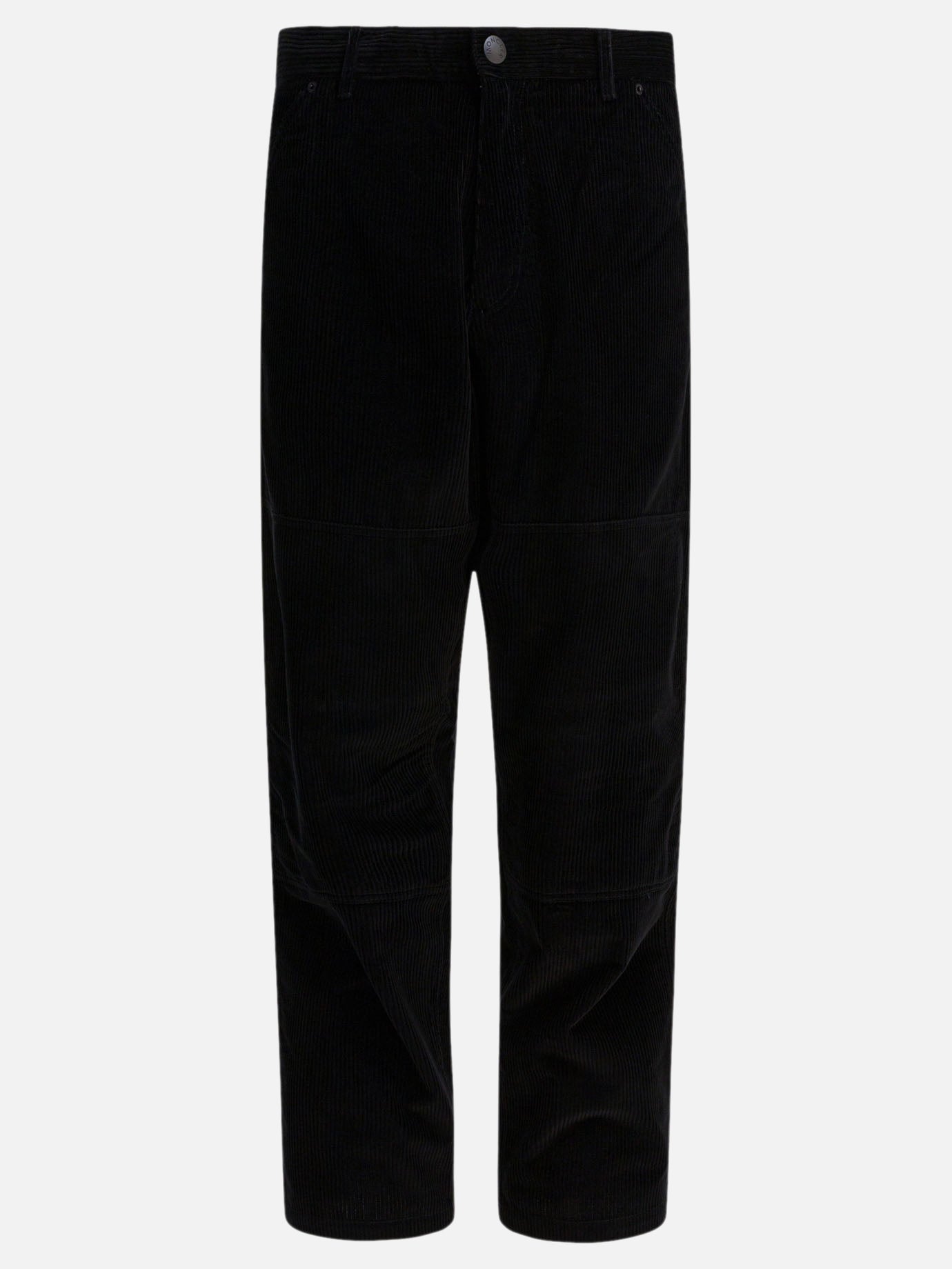 Leisure trousers Solid colour  Black - Moncler Men | PDP | VIETTI Online Store | thumbnail