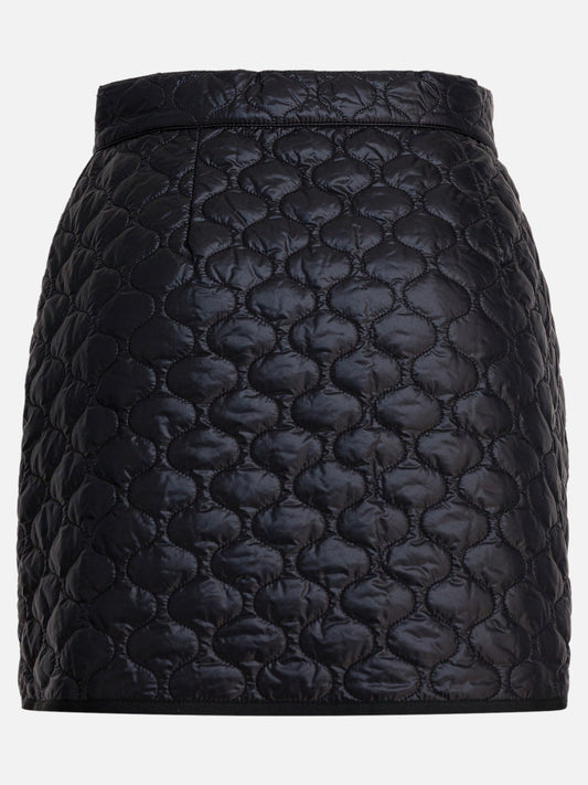 Midi skirts Logo  Black - Moncler Women | PDP | VIETTI Online Store | 2
