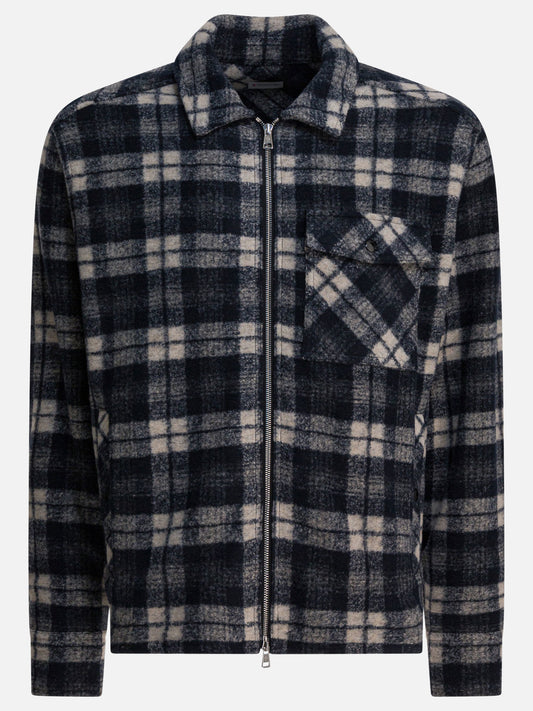 Overshirt jackets Check  Grey - Moncler Men | PLP | VIETTI Online Store 

