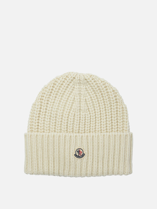Beanies Logo  White - Moncler Women | PDP | VIETTI Online Store 
