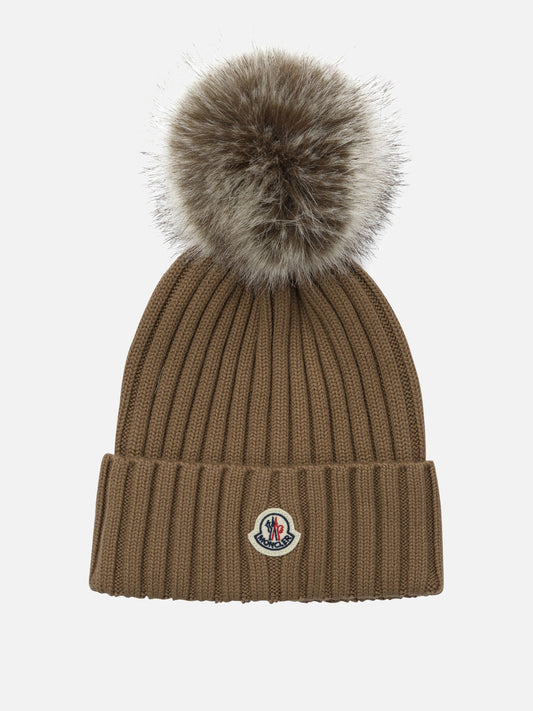Beanies Logo  Brown - Moncler Women | PDP | VIETTI Online Store 
