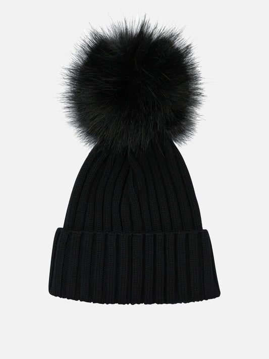 Beanies Logo  Black - Moncler Women | PDP | VIETTI Online Store | 2
