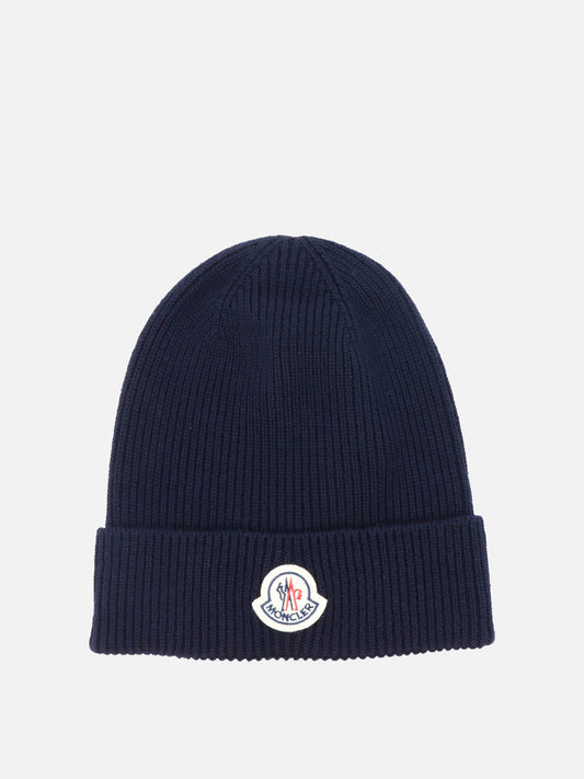 Beanies Logo  Blue - Moncler Men | PLP | VIETTI Online Store 
